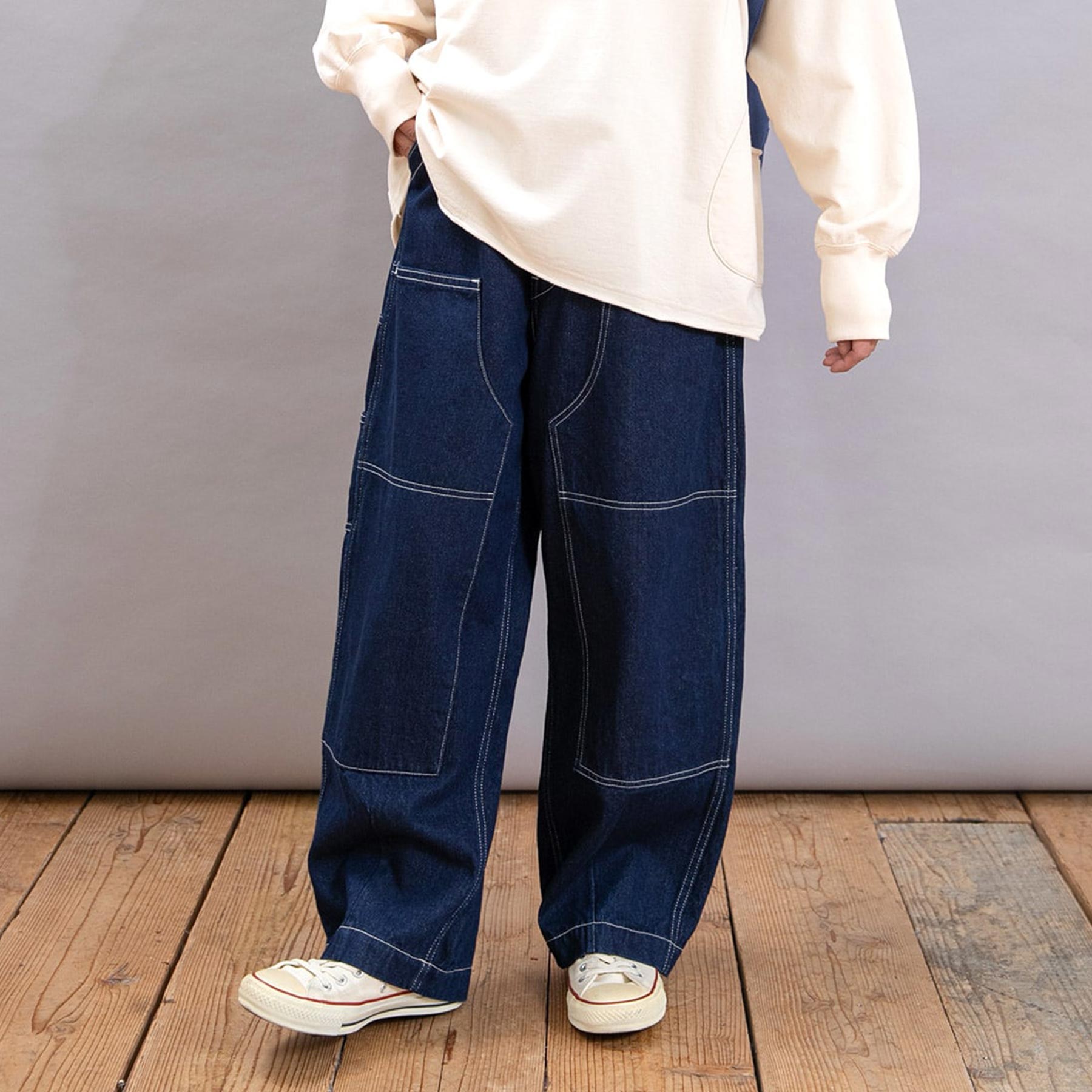 R4074 ロークロッチキャンパーフロッグパンツ