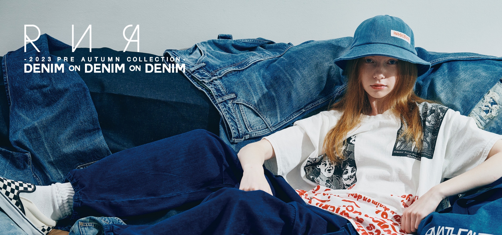 DENIM ON DENIM ON DENIM styling item