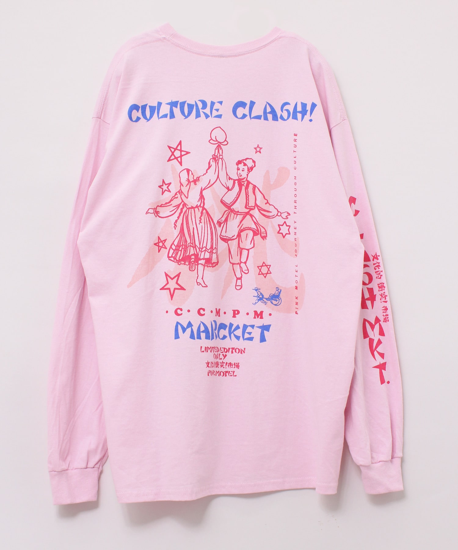 セール人気SALEPRO ×nodress 限定販売ピンク　ケーキ　ロングtシャツ トップス
