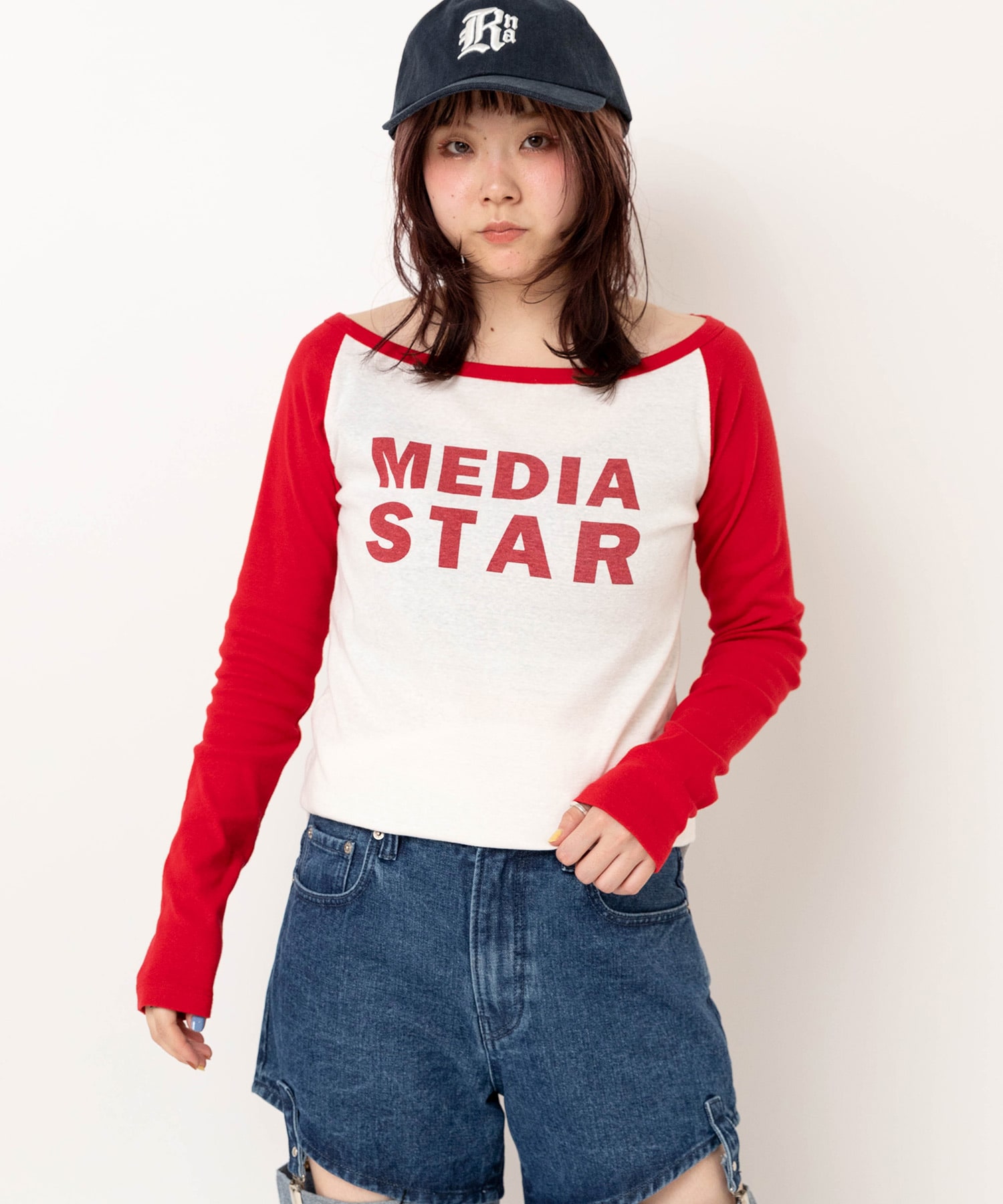 ホワイト/レッド