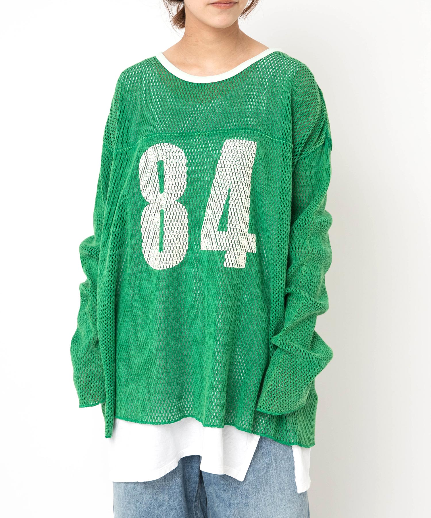 M2598 ナンバリングメッシュロンT(M ベージュ): トップス - RNA ONLINE