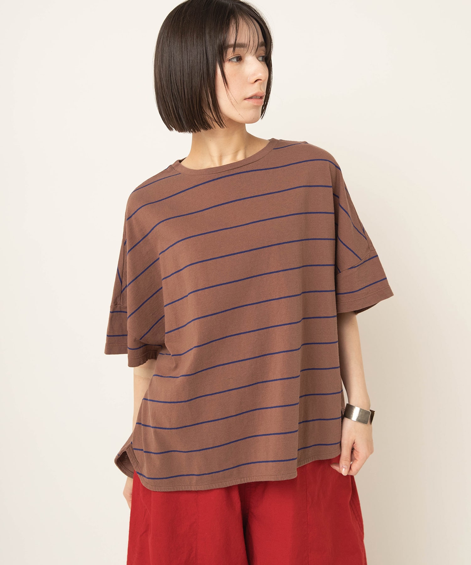 ブラウン/ブルー