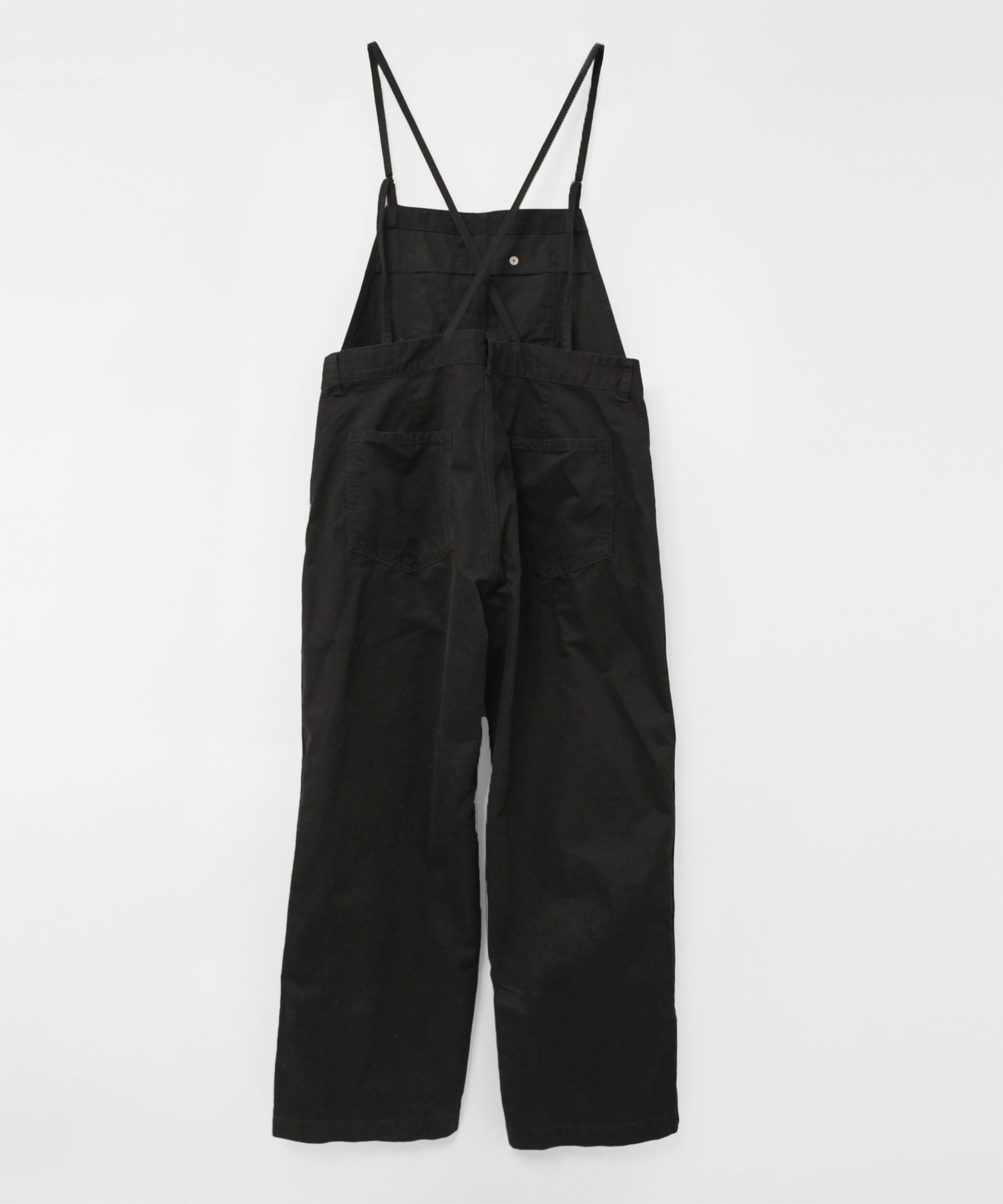 9月中旬納期】O0760 THIN STRAP OVERALLS(F 黒): オールインワン - RNA