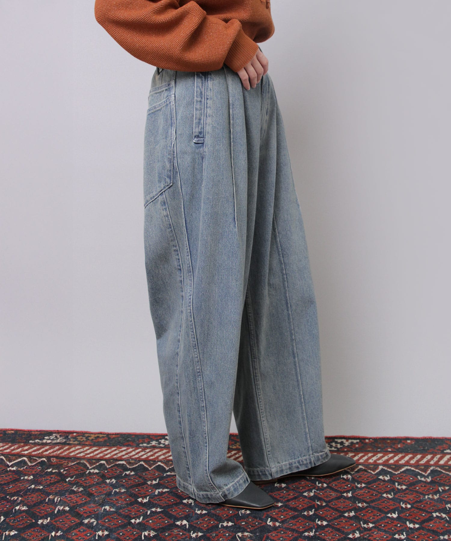 hughug URCH　RNAデニムパンツ R4389 URCHデニスラパンツ(F ブラックストーンバイオ): パンツ - RNA