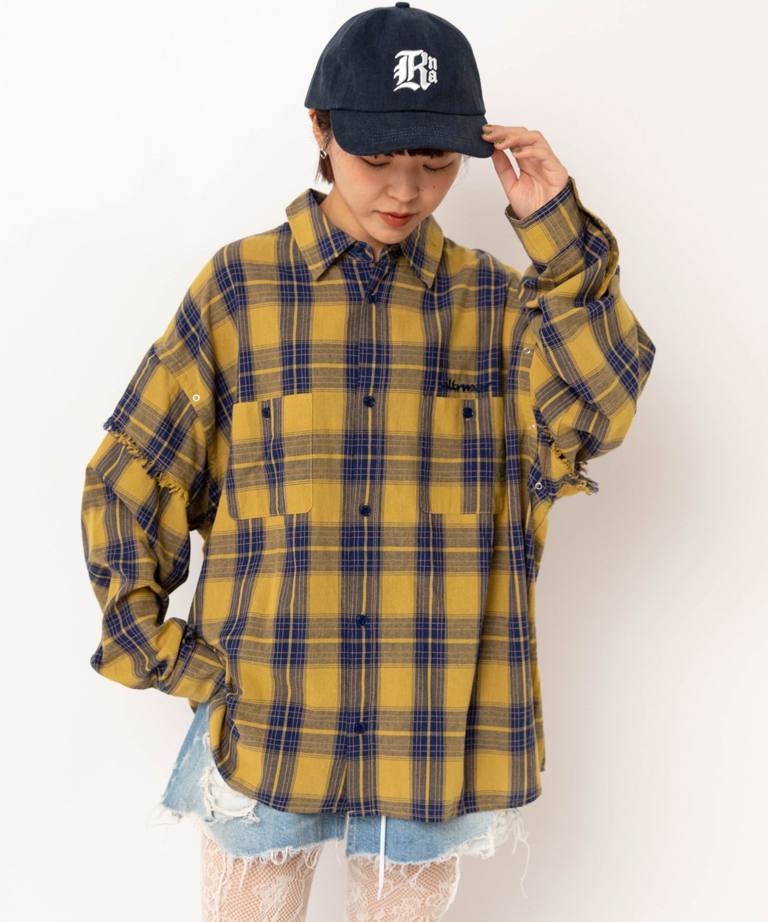 イエロー/ネイビー