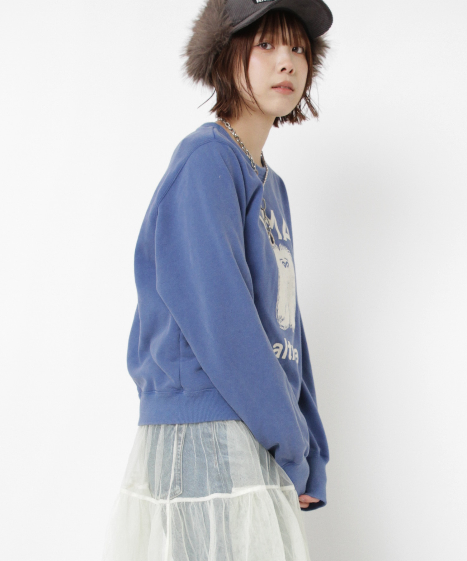 M2538 ちび裏毛プルオーバー(M ブラック): トップス - RNA