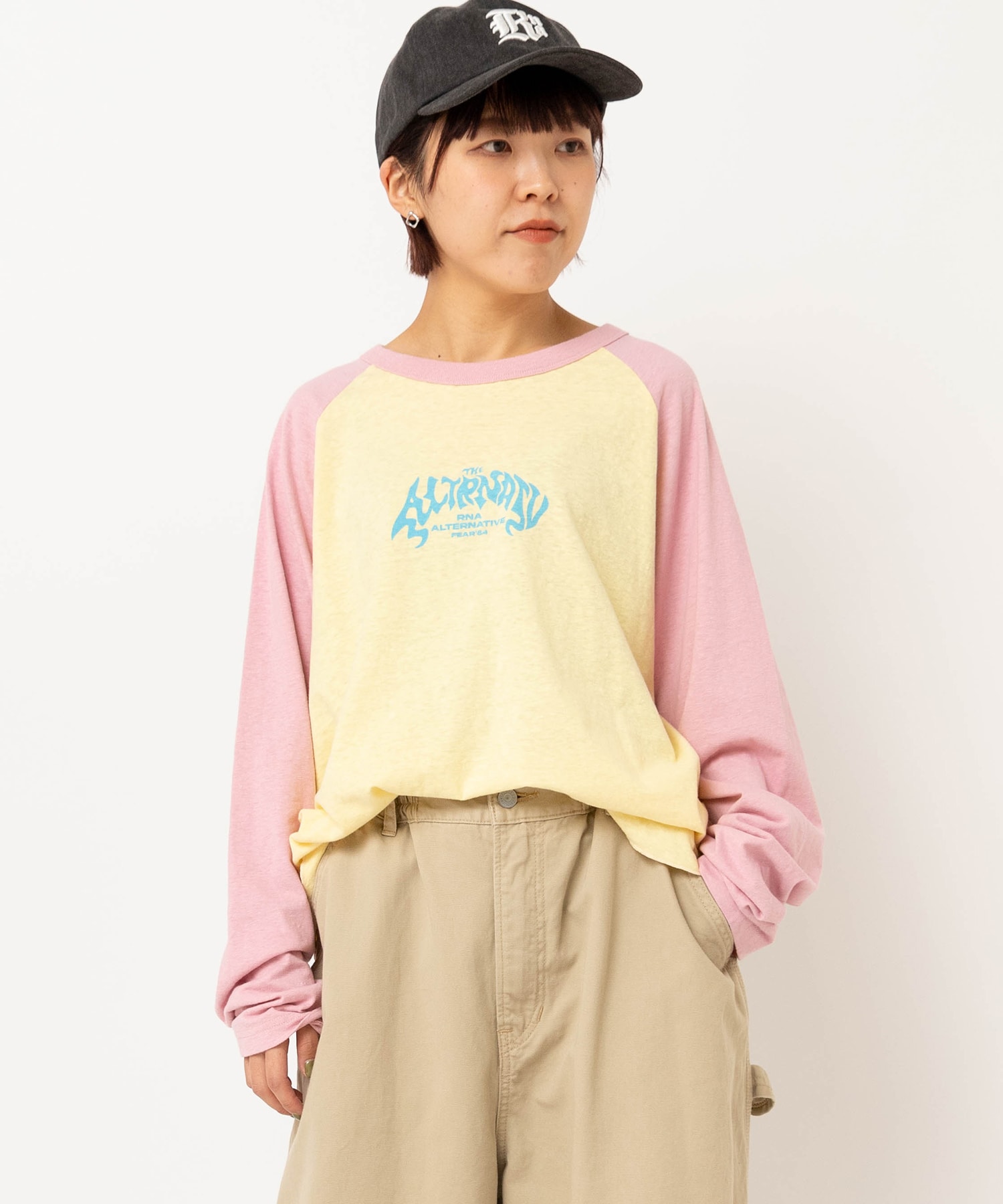 ライトイエロー/ピンク