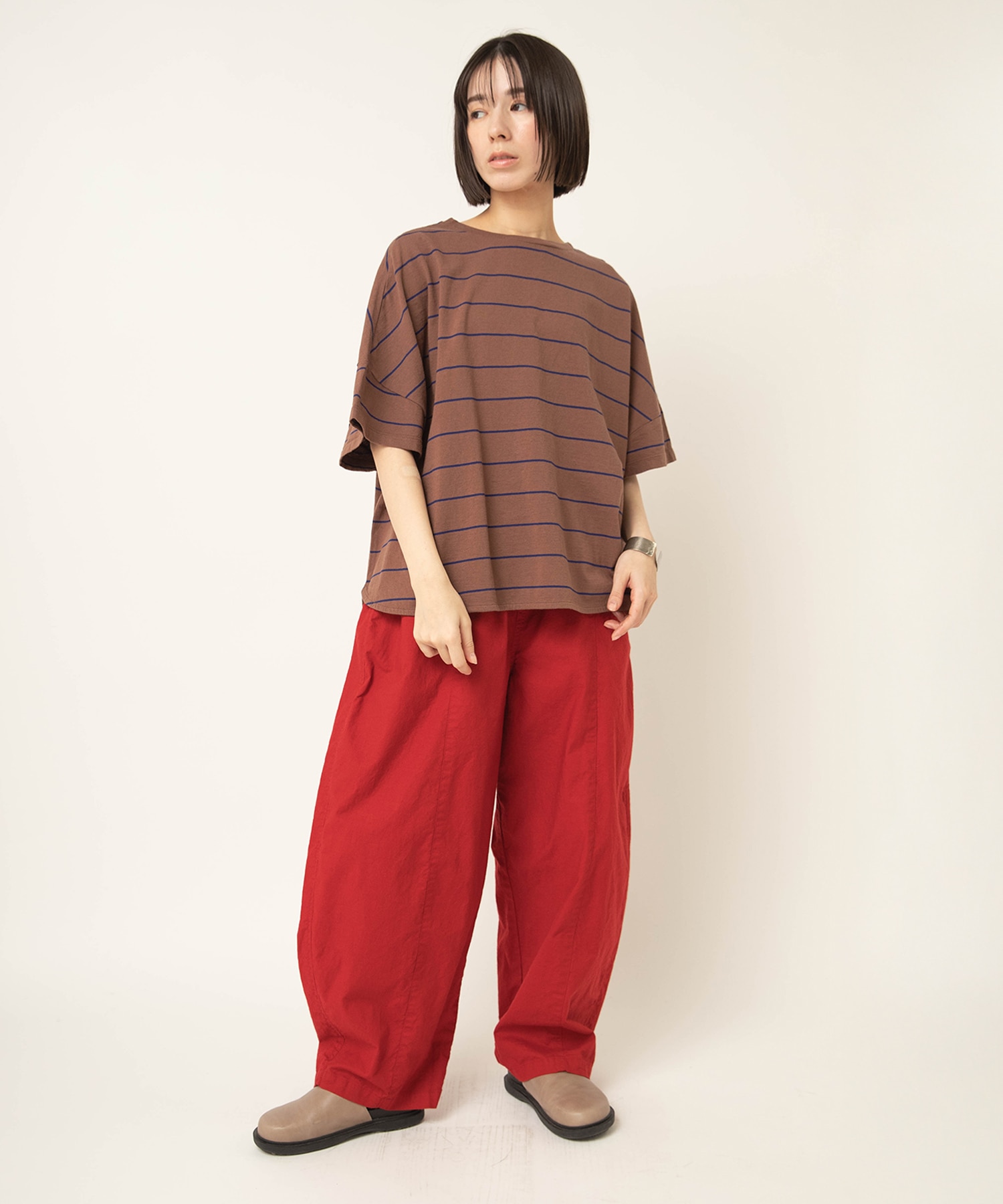 ブラウン/ブルー