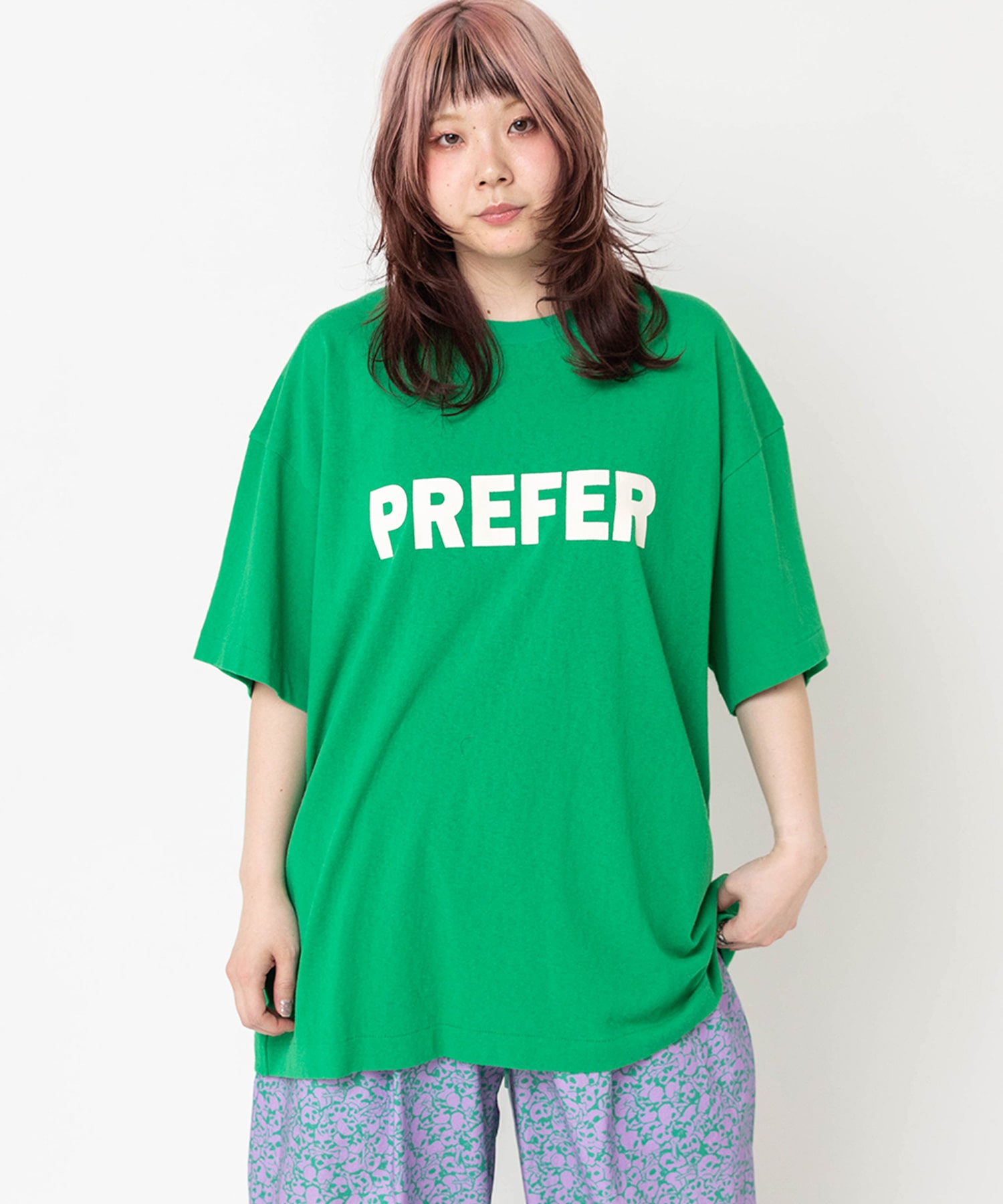 4月中旬納期】M2662 PREFER BIG-T(M グリーン): トップス - RNA ONLINE