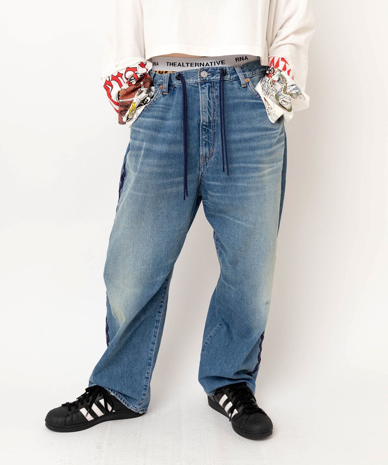 オールド加工濃色