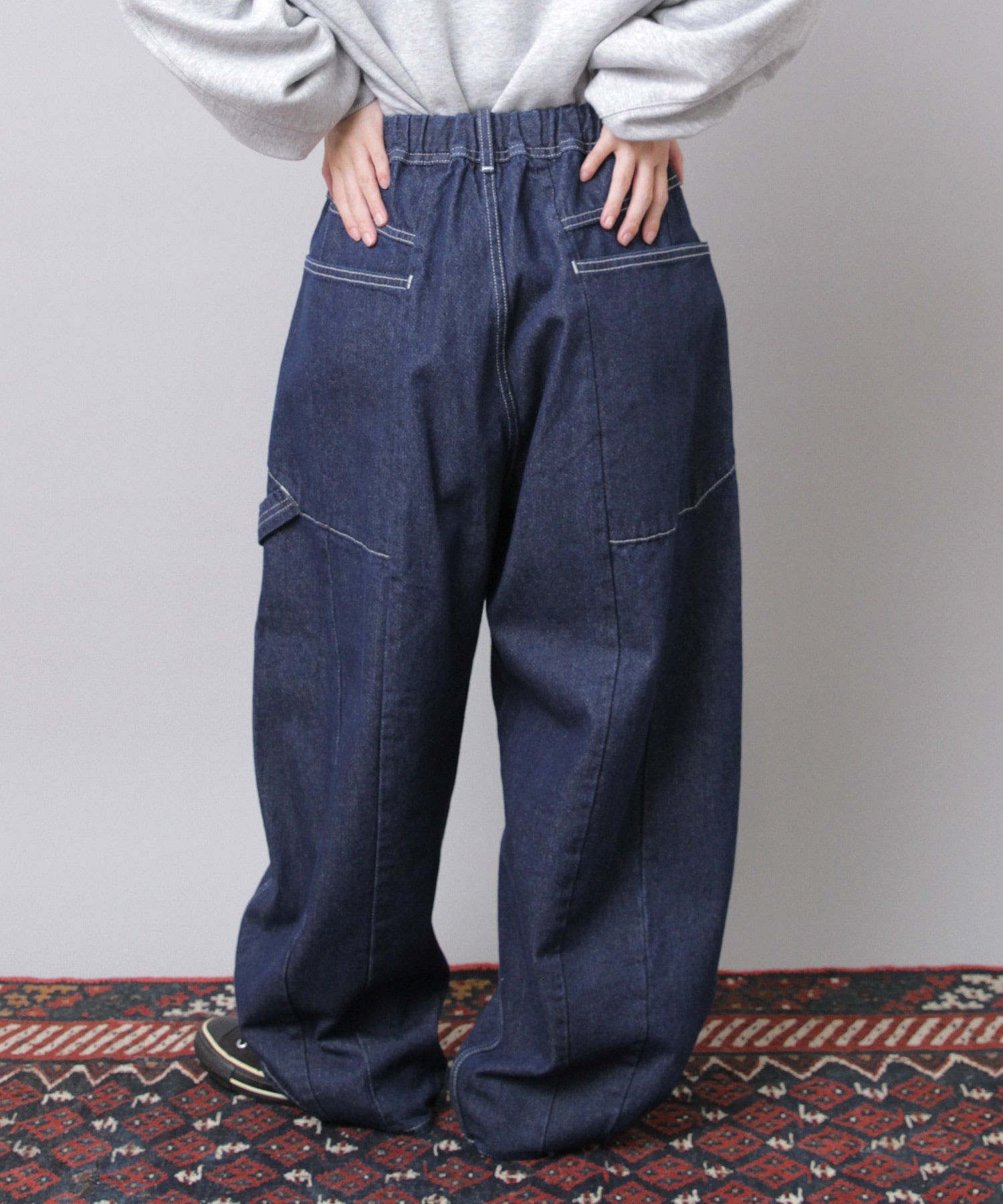 R4381 カルゼデニムのクラフトマンパンツ(F デニム ONE WASH): パンツ