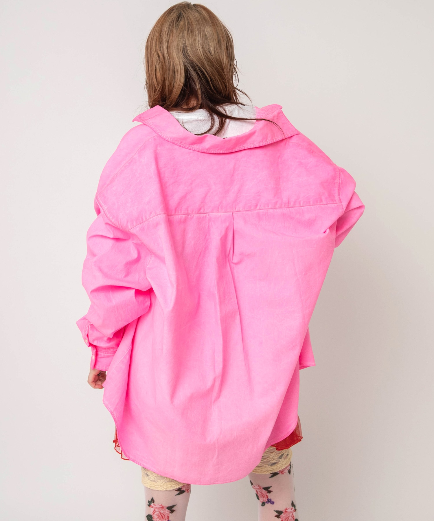 B2987 U.D刺繍シャツ(M ブラウン): トップス - RNA ONLINE STORE