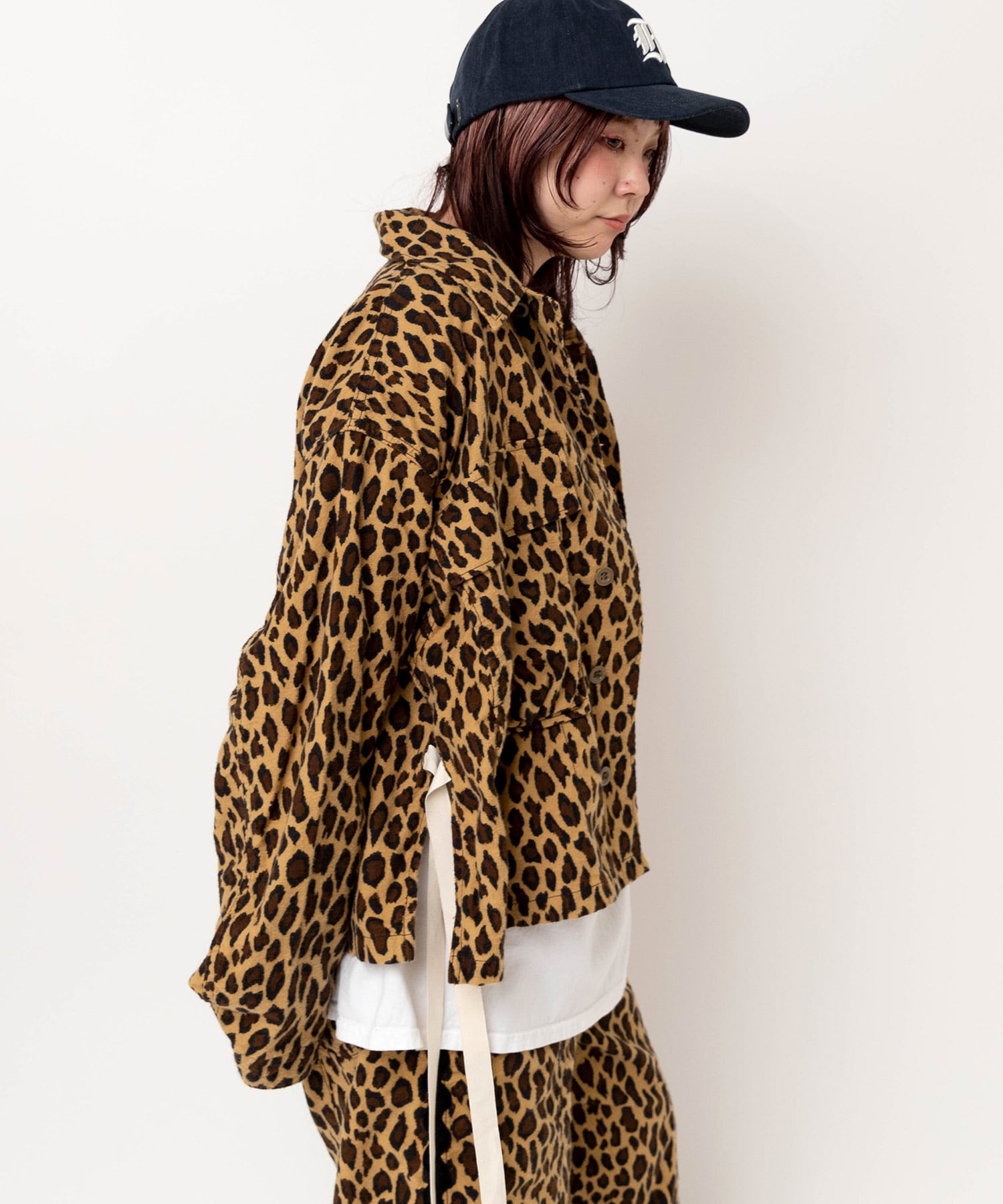 ヒョウ柄プリント