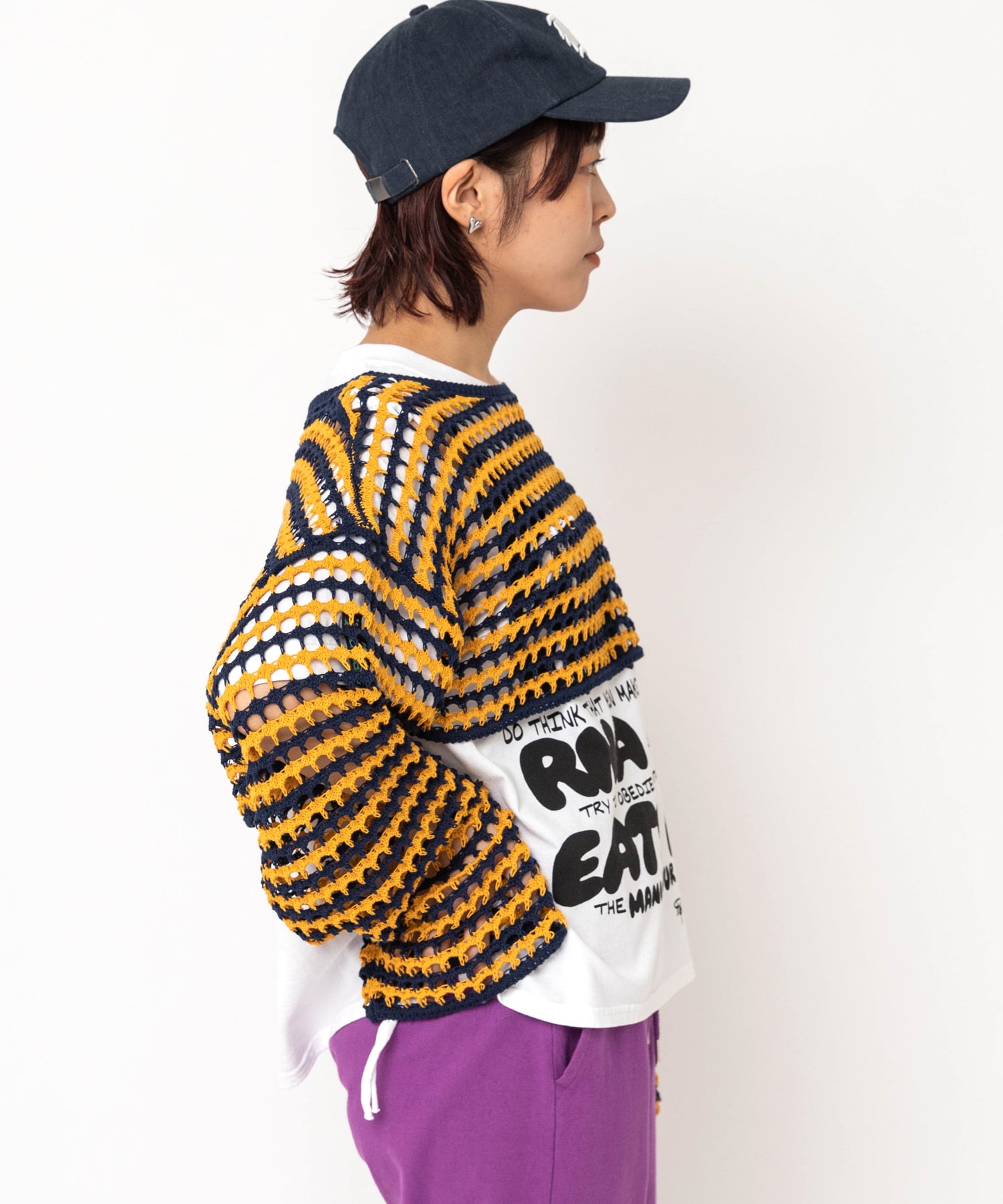 ネイビー/イエロー