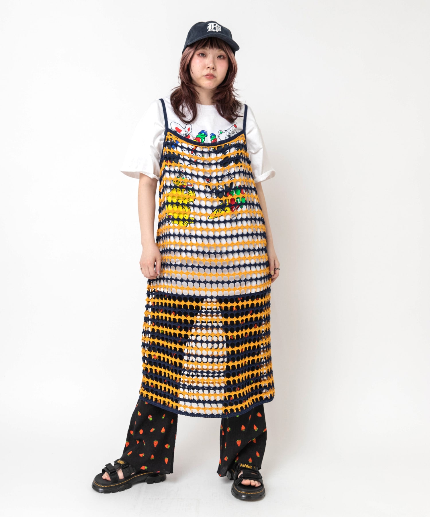 ネイビー/イエロー