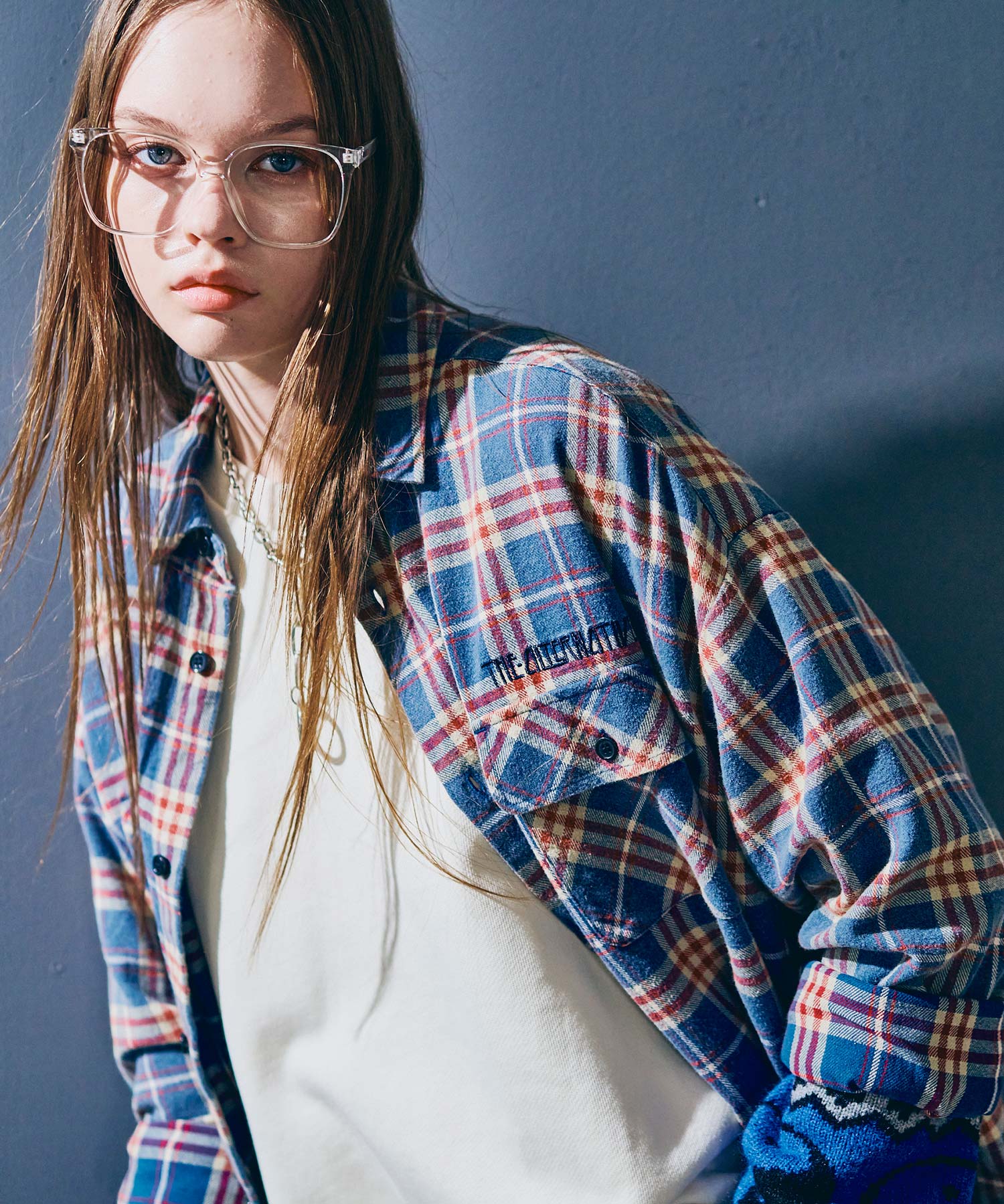 オレンジチェック