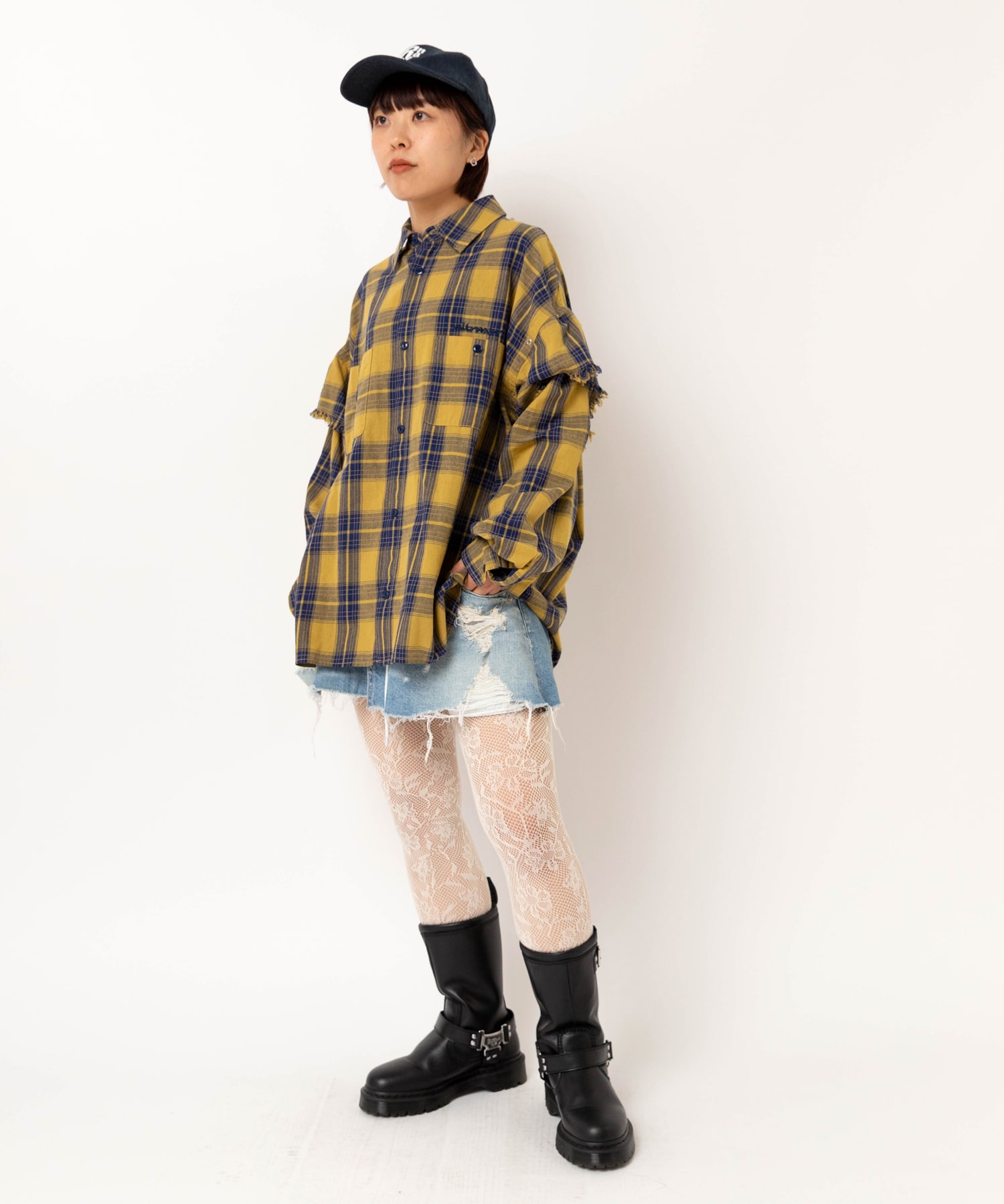 イエロー/ネイビー