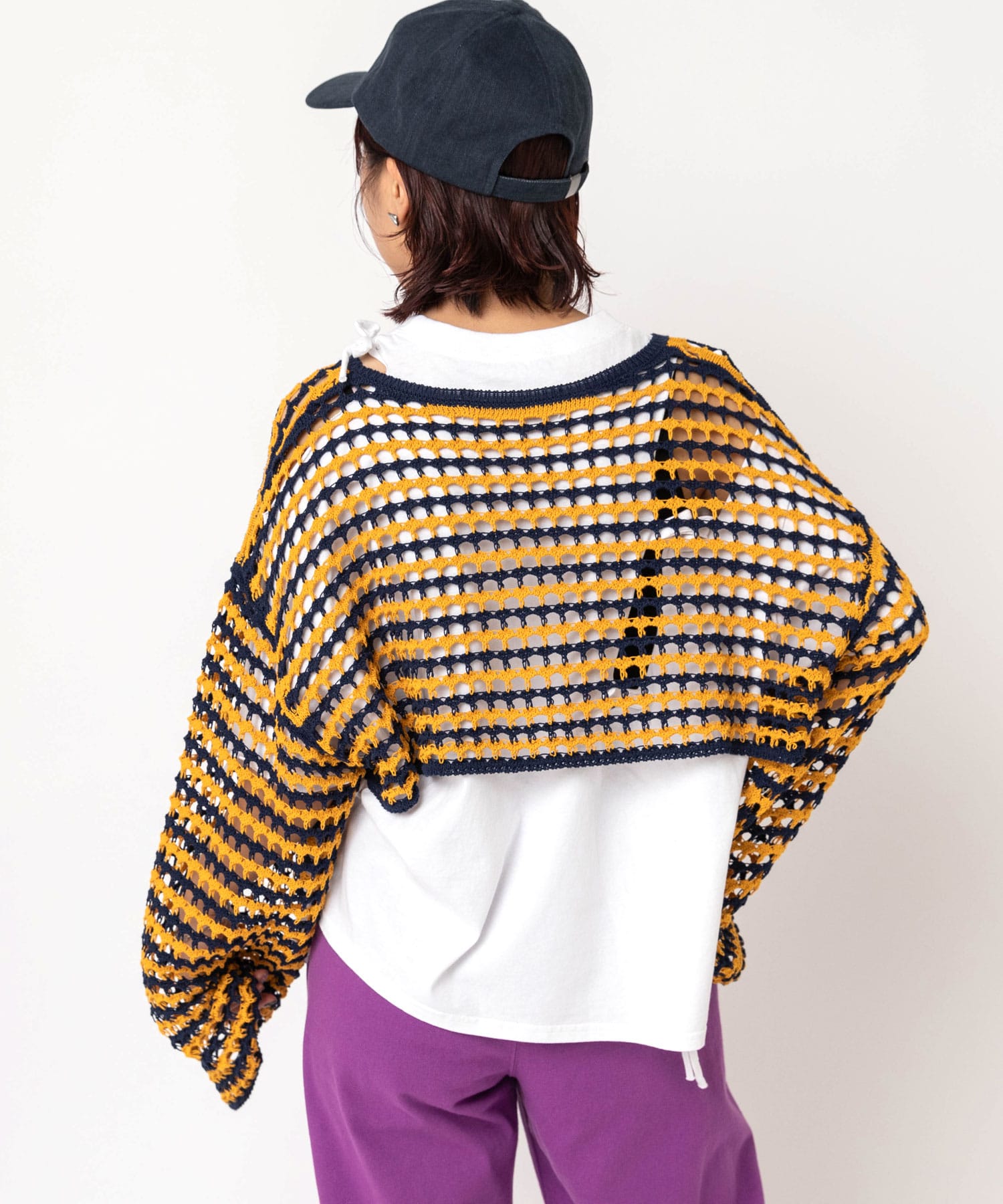 ネイビー/イエロー