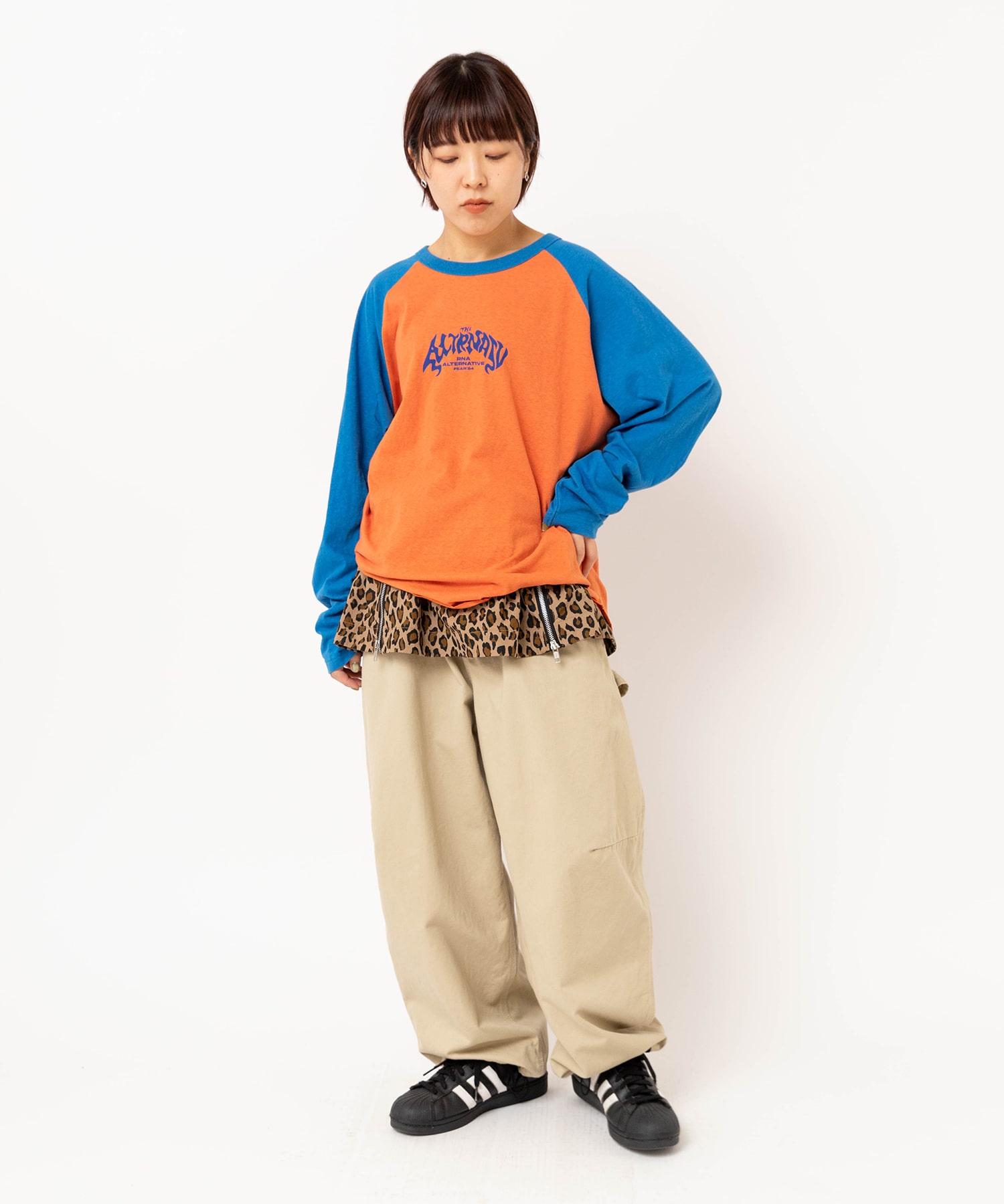 オレンジ/ブルー