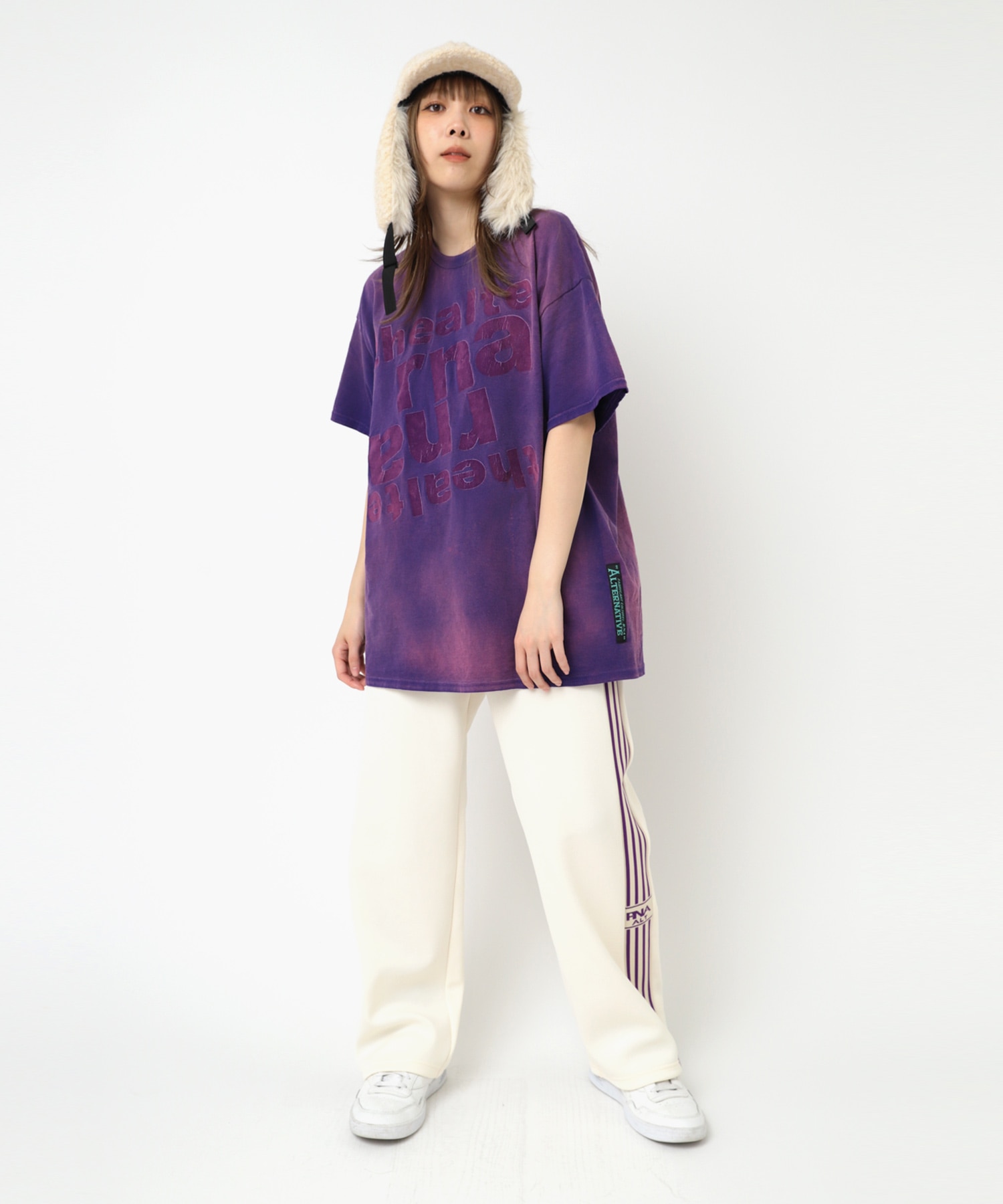 ホワイト/パープル