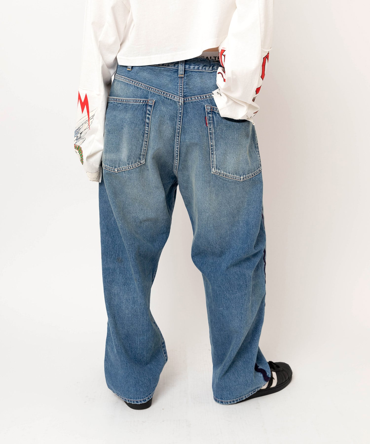 オールド加工濃色