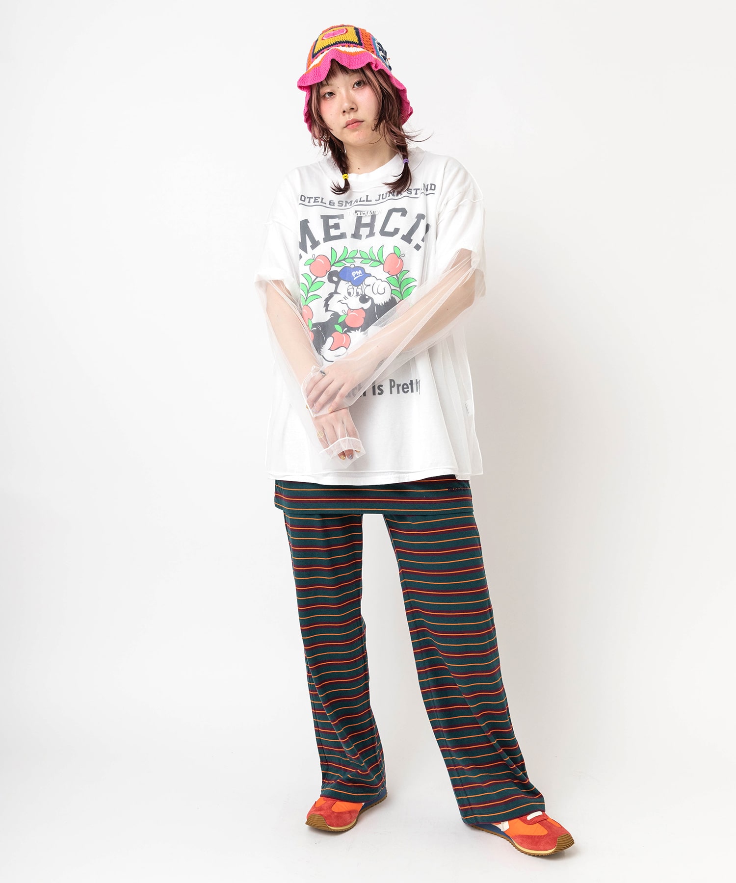 グリーン/パープル