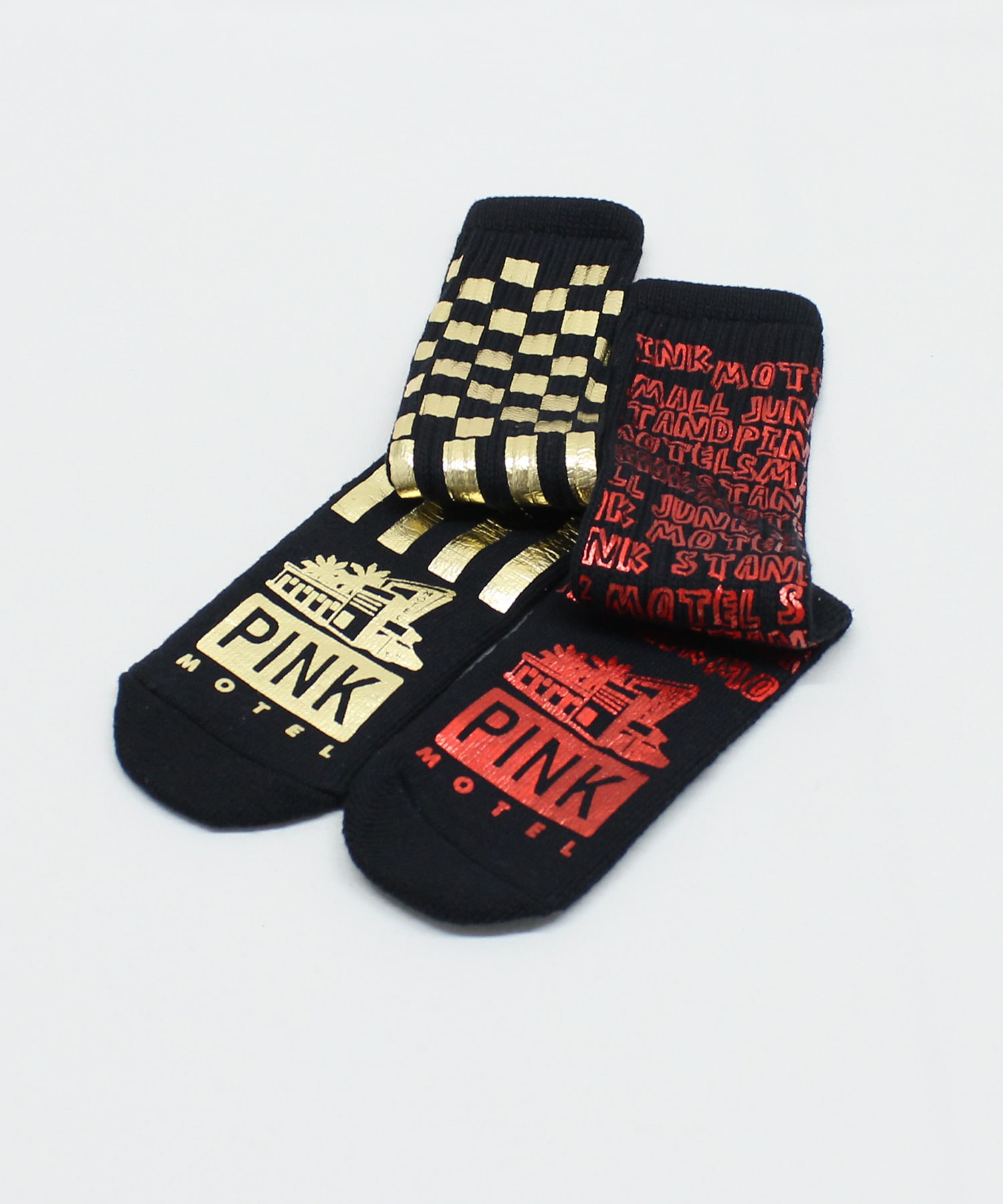 ブラック×ゴールドレッド