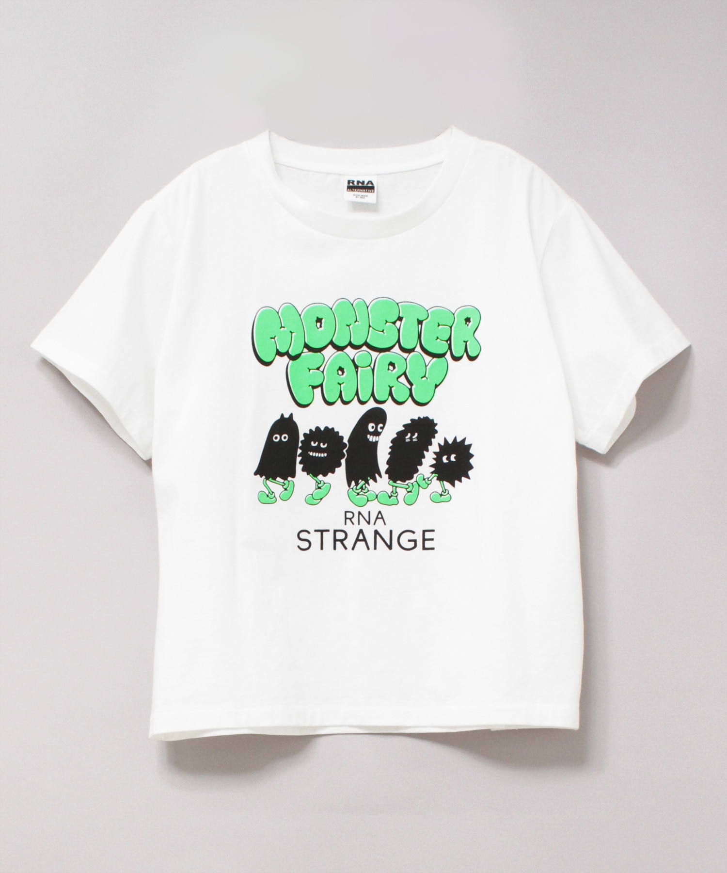 M2193 モンスターコンパクトTシャツ(M ホワイト): トップス - RNA 