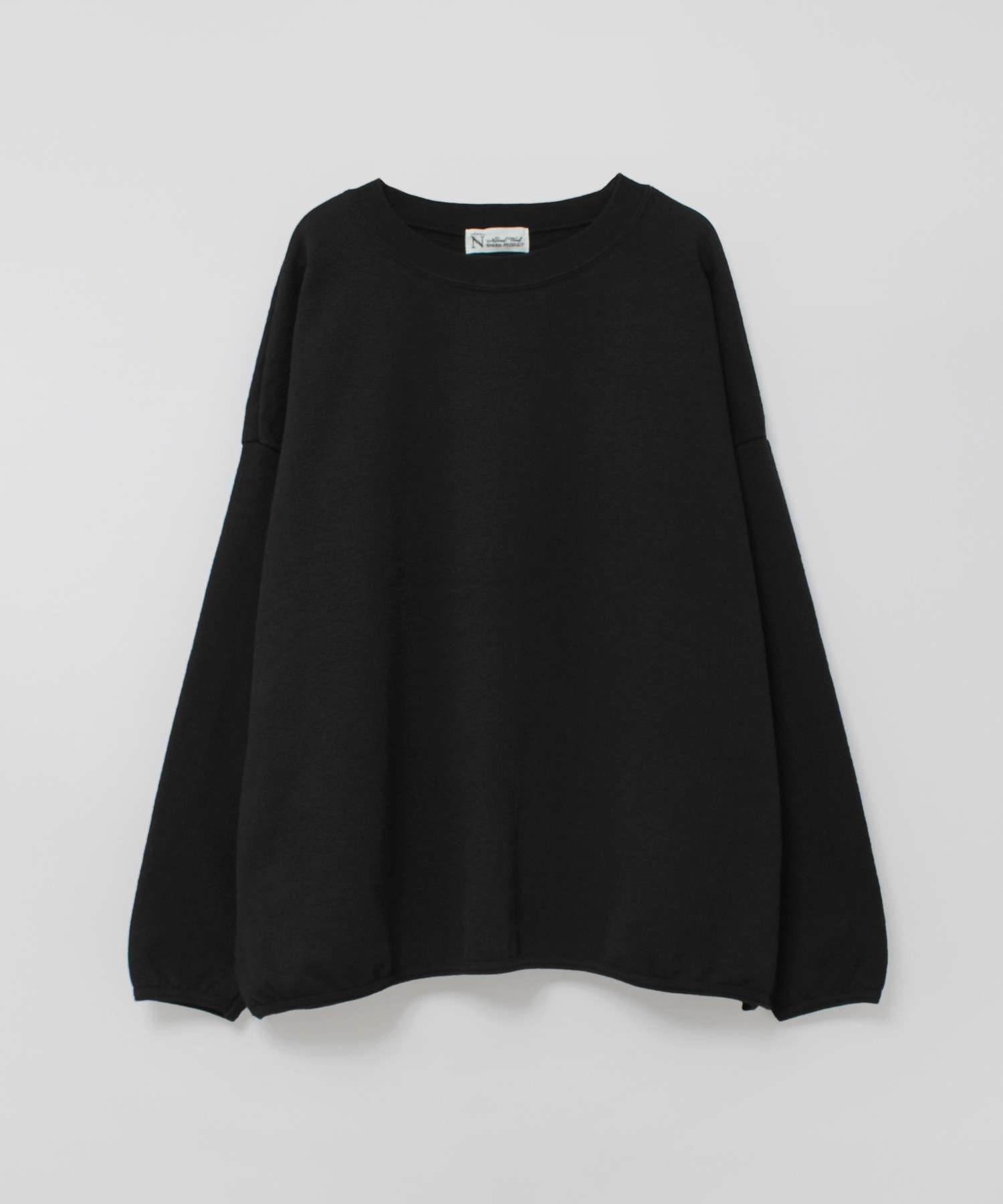 M2499 裏毛風天竺オーバーサイズプルオーバー(F オフ白