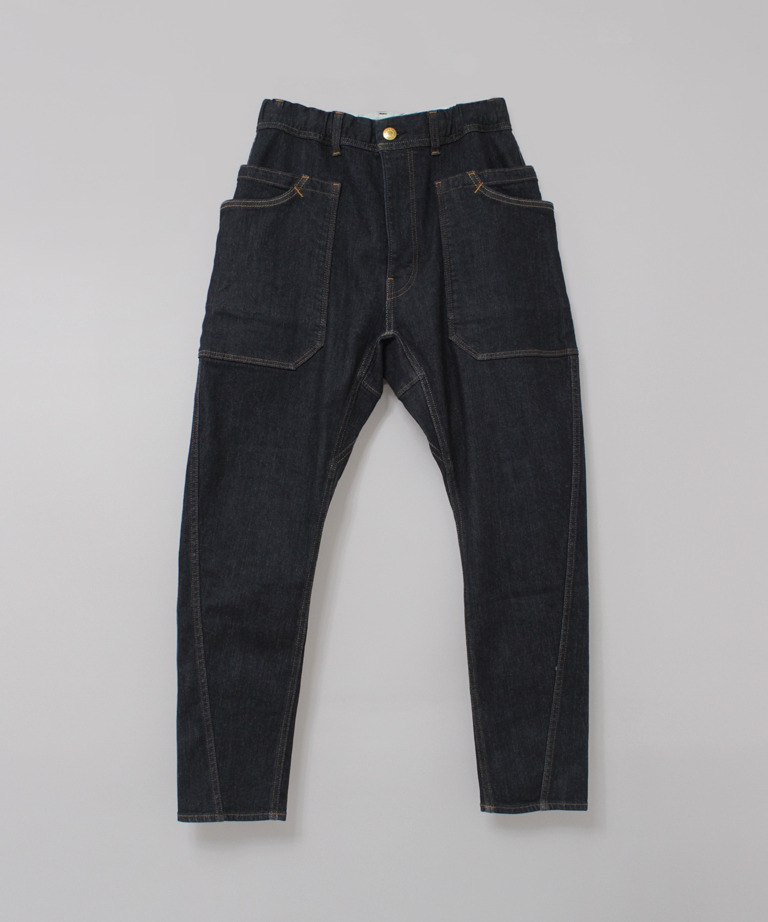 R4388 ロークロッチツールポケットパンツ(F デニムONE WASH): パンツ