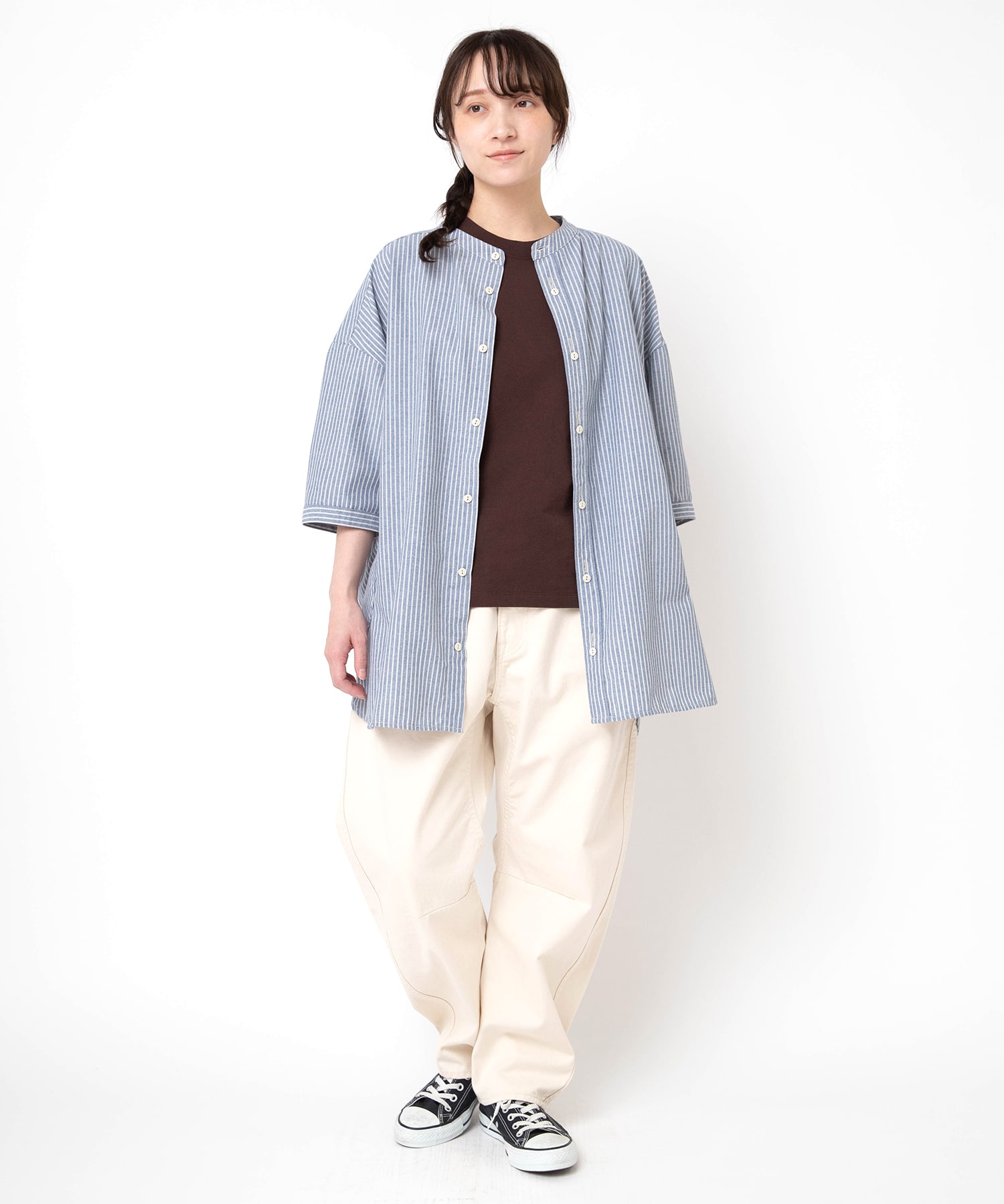 ブルー/ベージュ