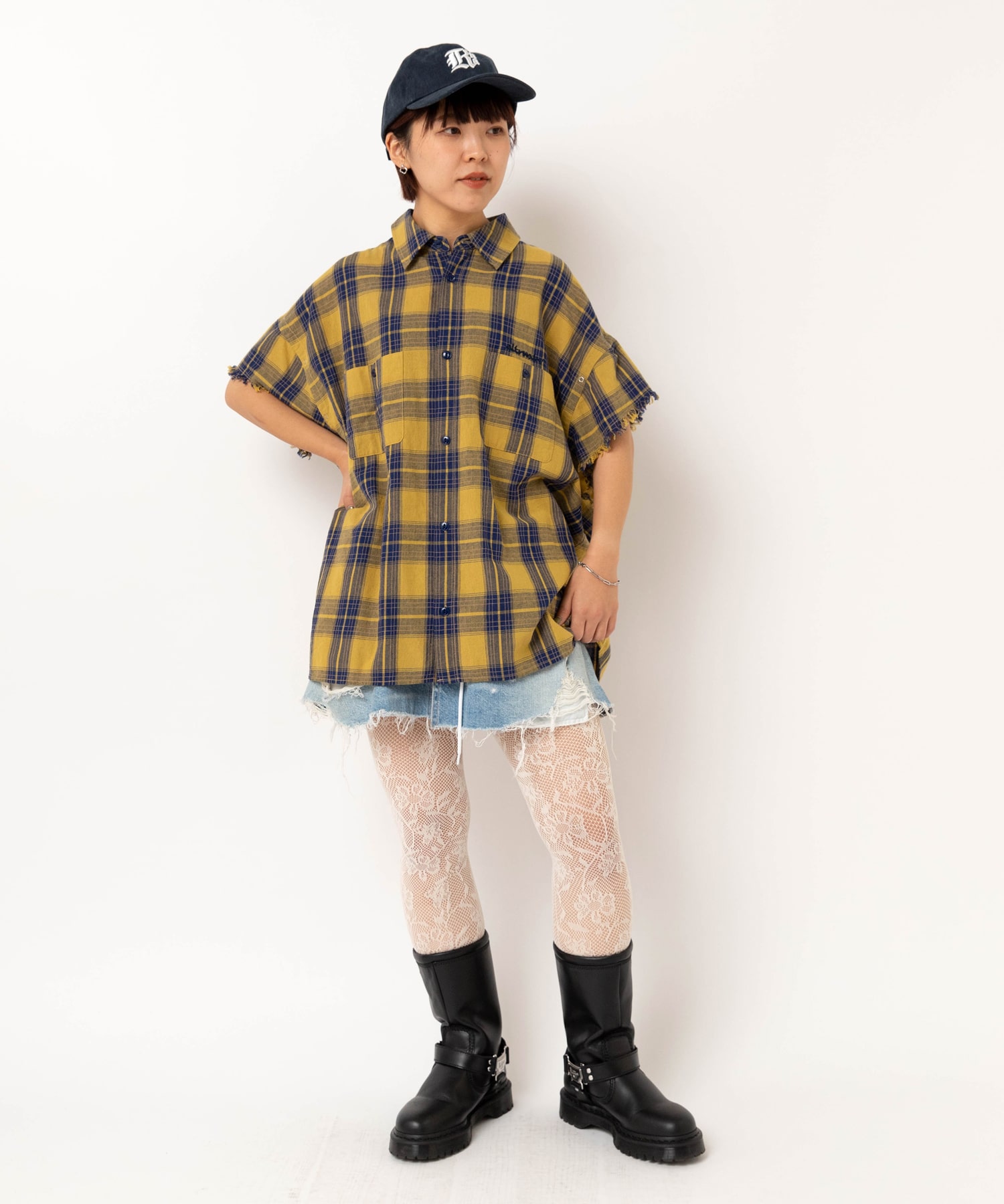 イエロー/ネイビー