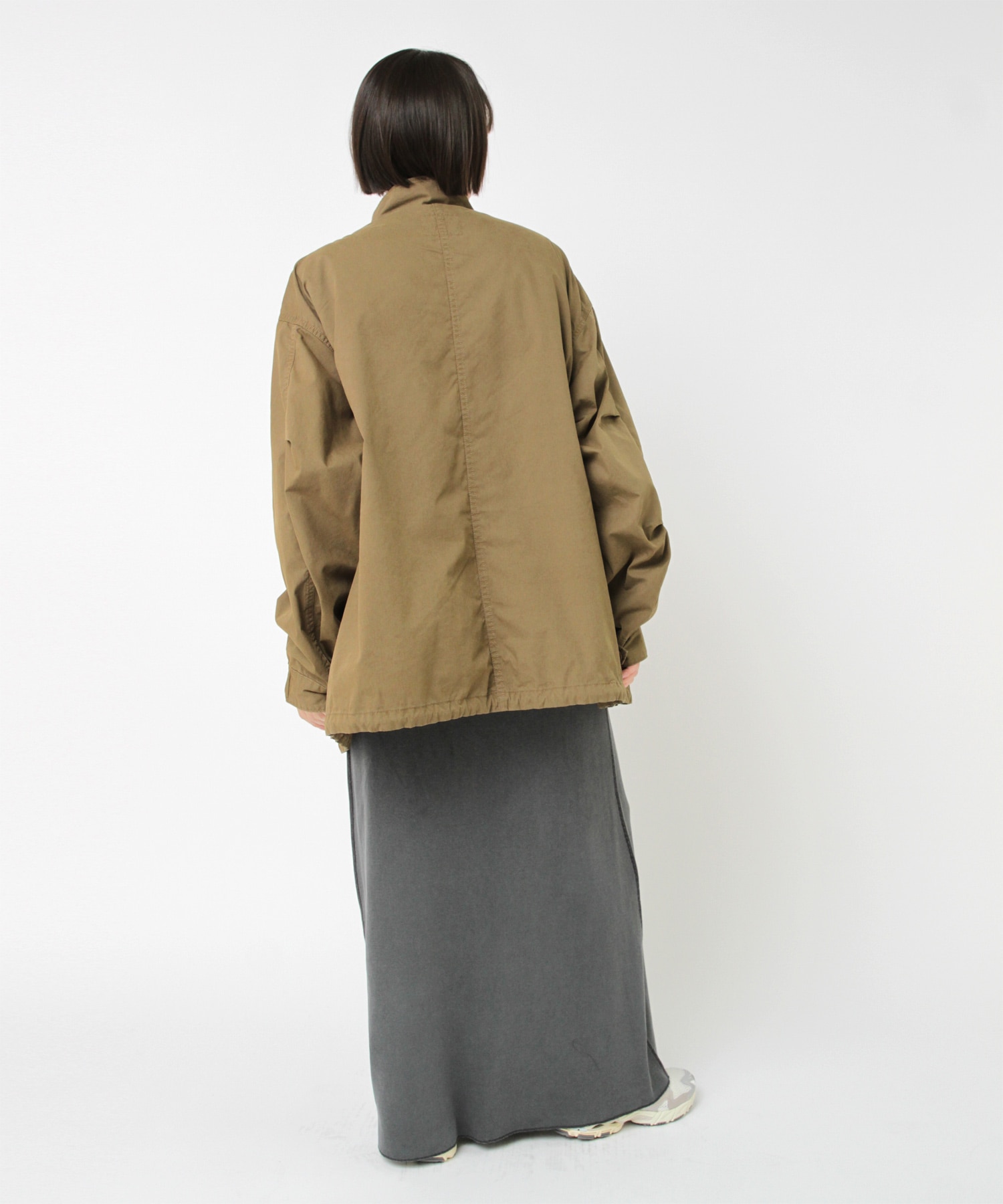 C0787 M-65ファーライナーミドル丈モッズコート(F ミュート