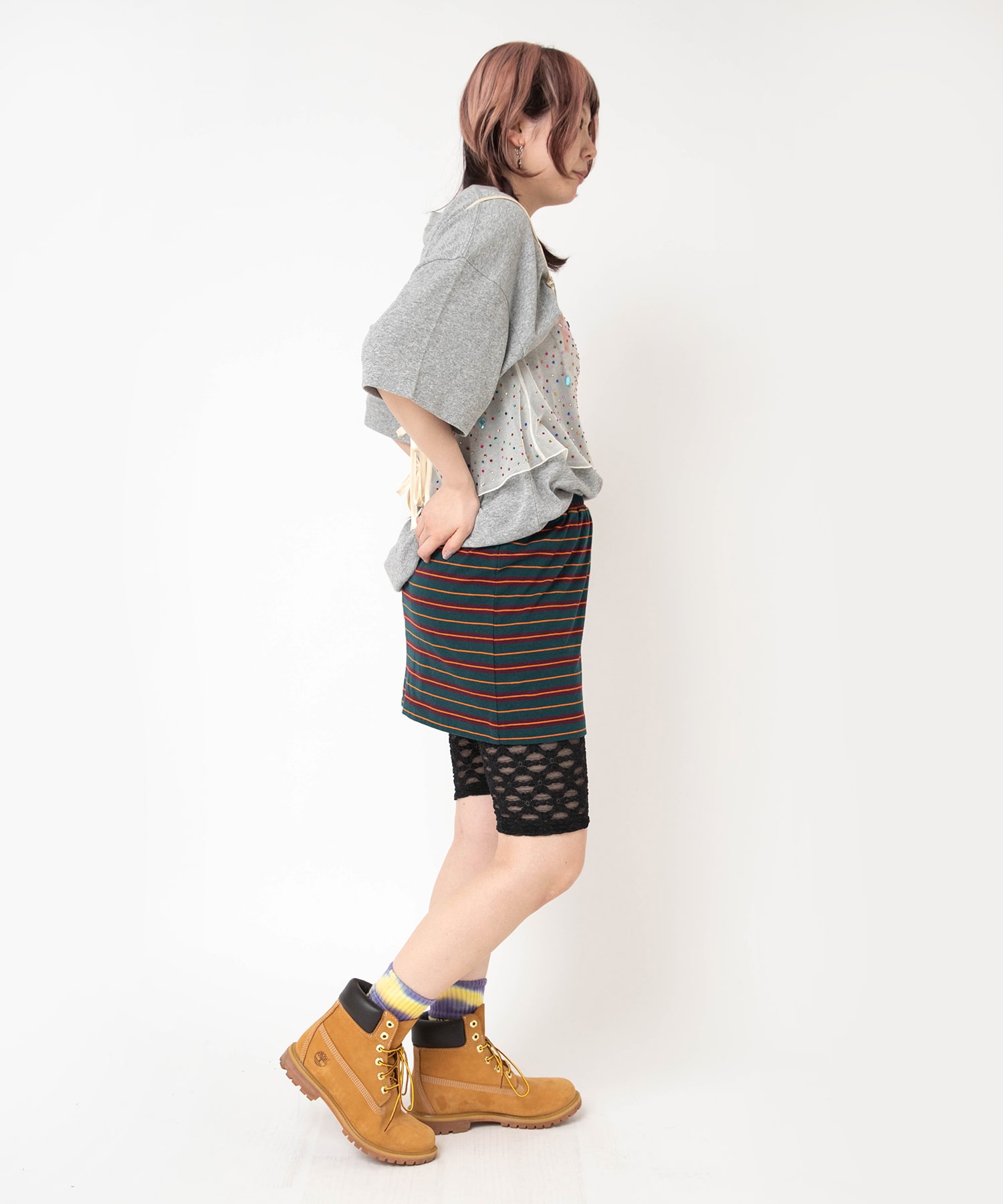 グリーン/パープル