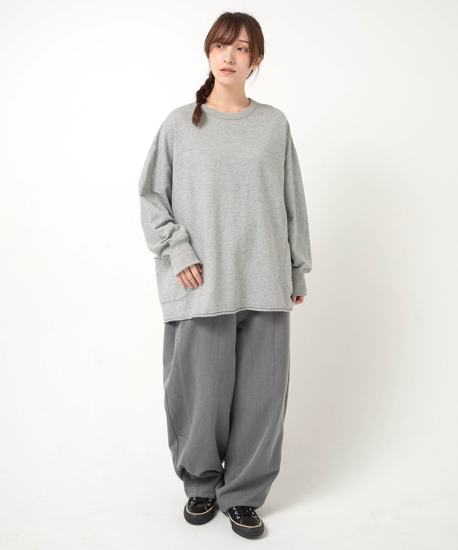 杢グレー