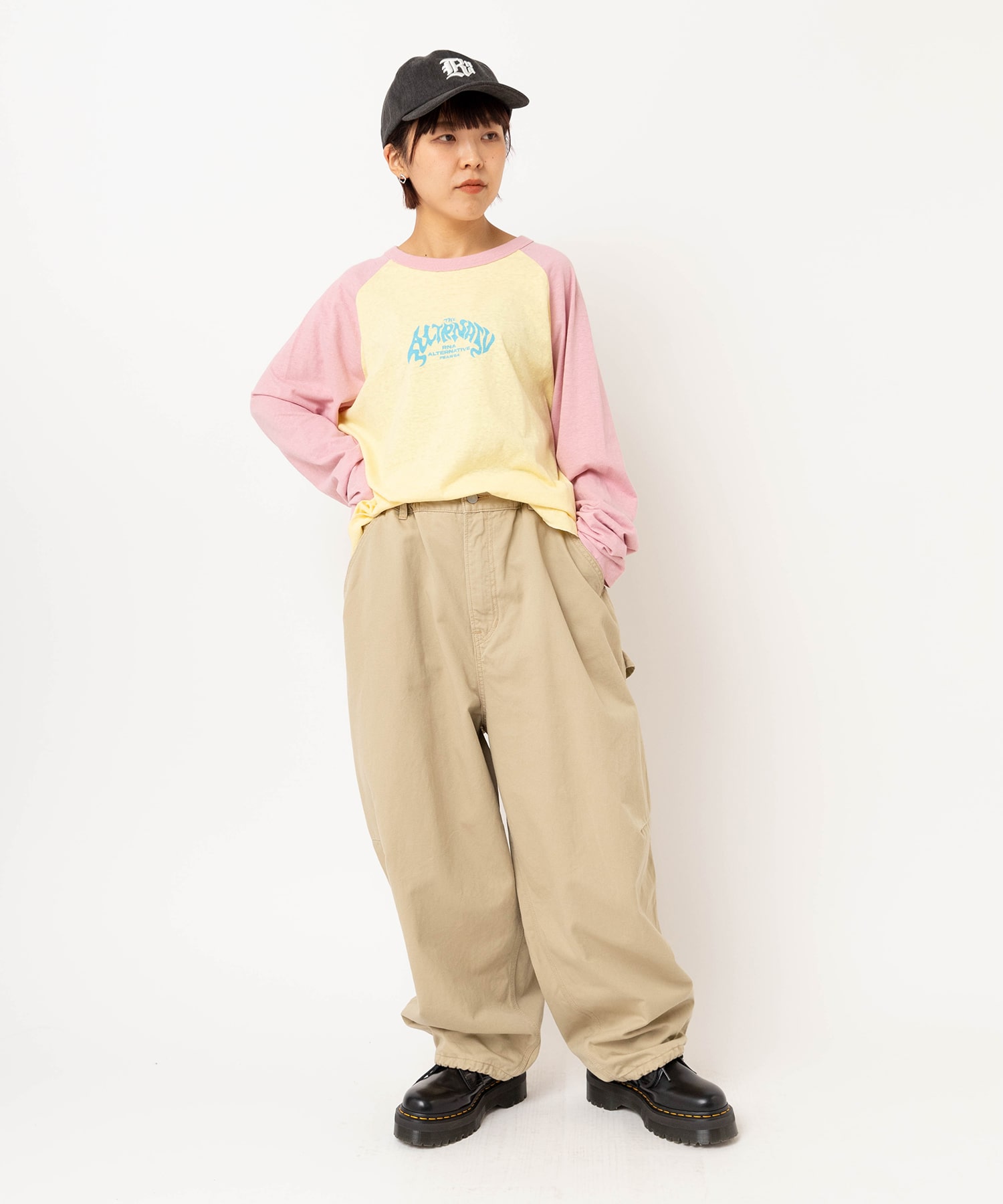 ライトイエロー/ピンク