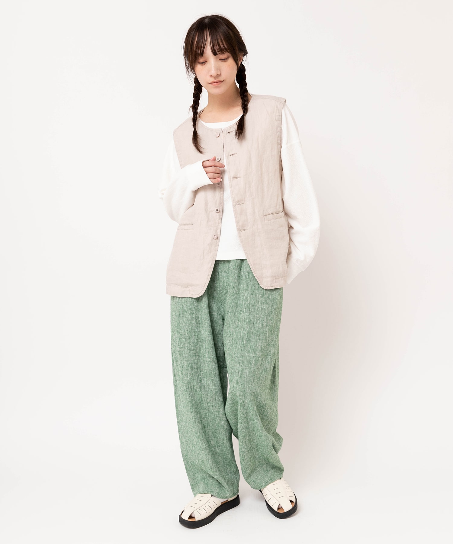 シャンブレーグリーン