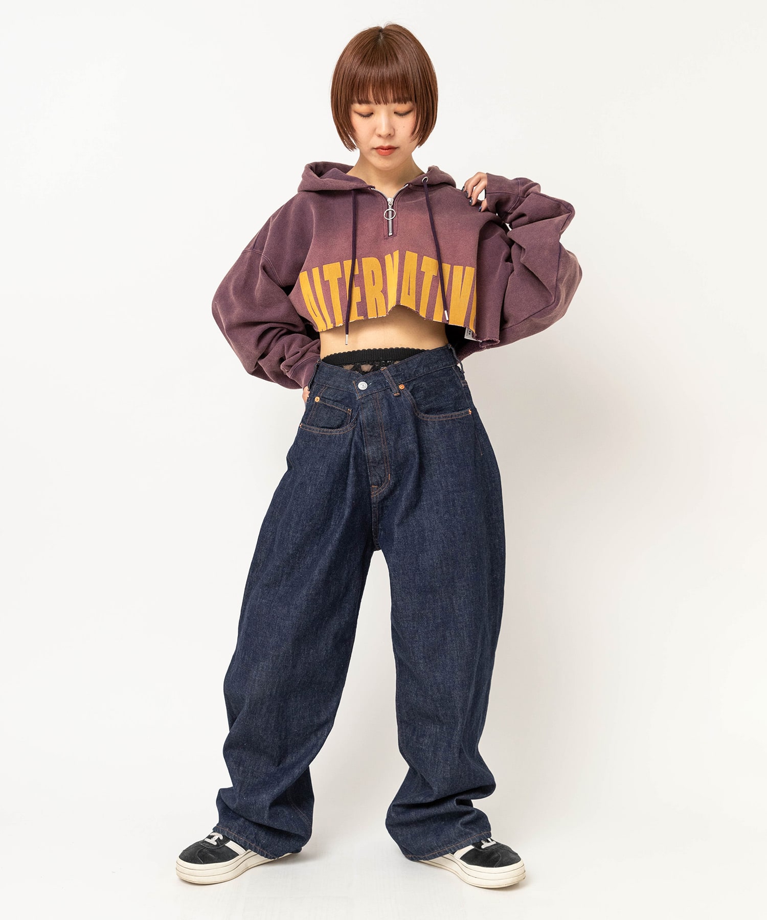9月中旬納期】R4488 イージーBIGパンツ(M ONE WASH): パンツ - RNA