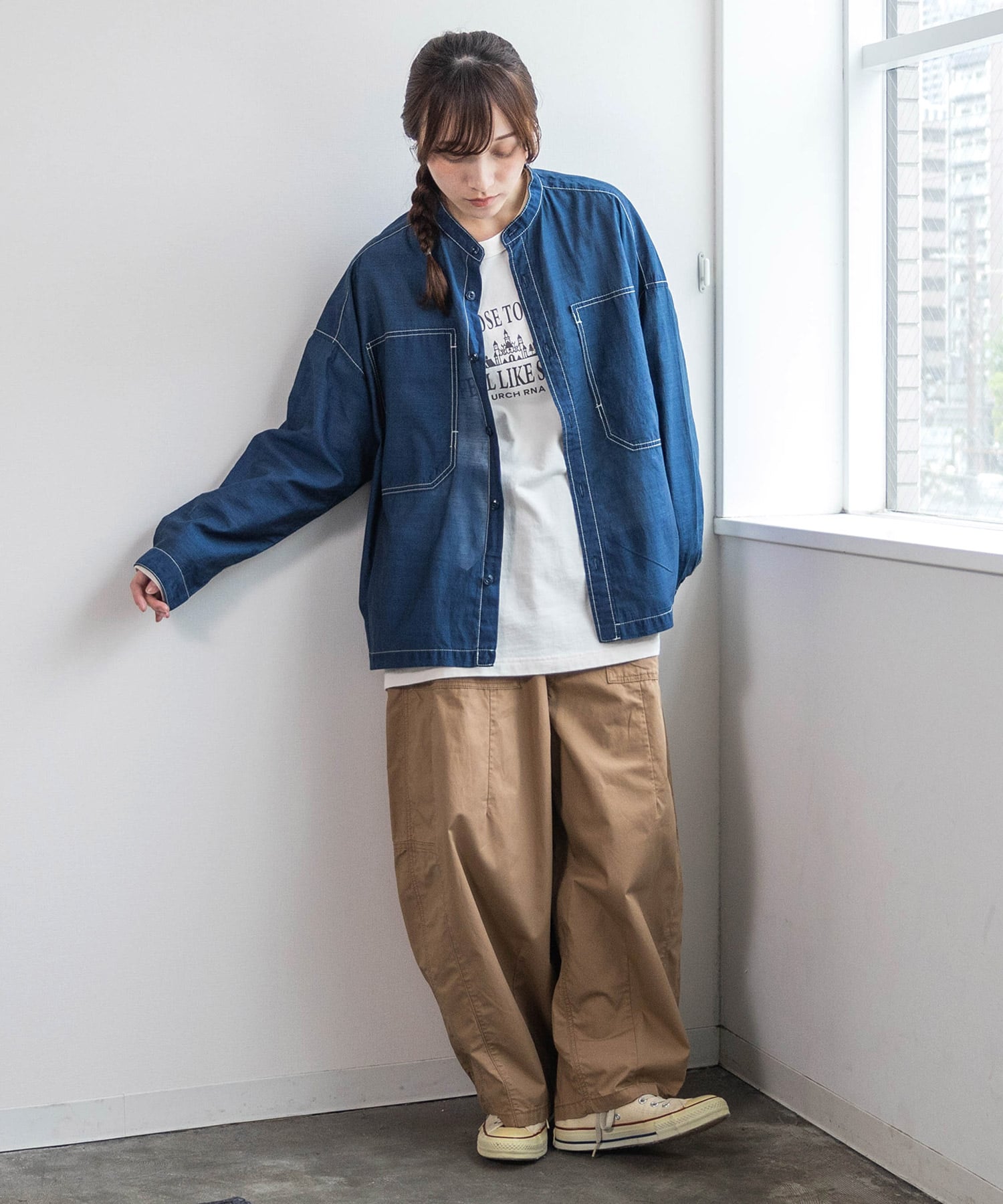 デニムブリーチフェード