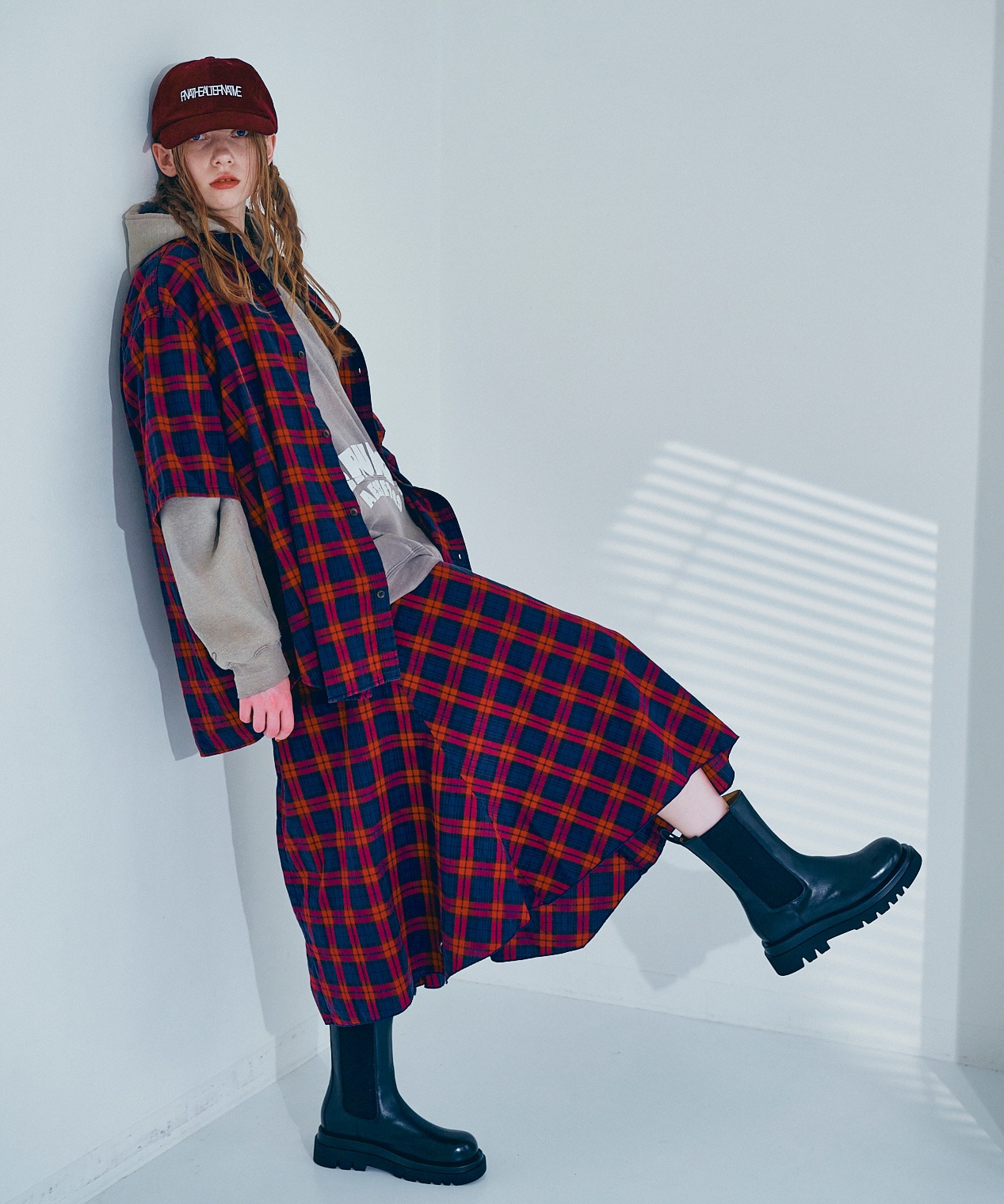 キャラオクルス レリアン 近年モデル チェックワンピース 緑 青 サイズ9 M キャラオクルス レリアン 近年モデル チェックワンピース 緑 青