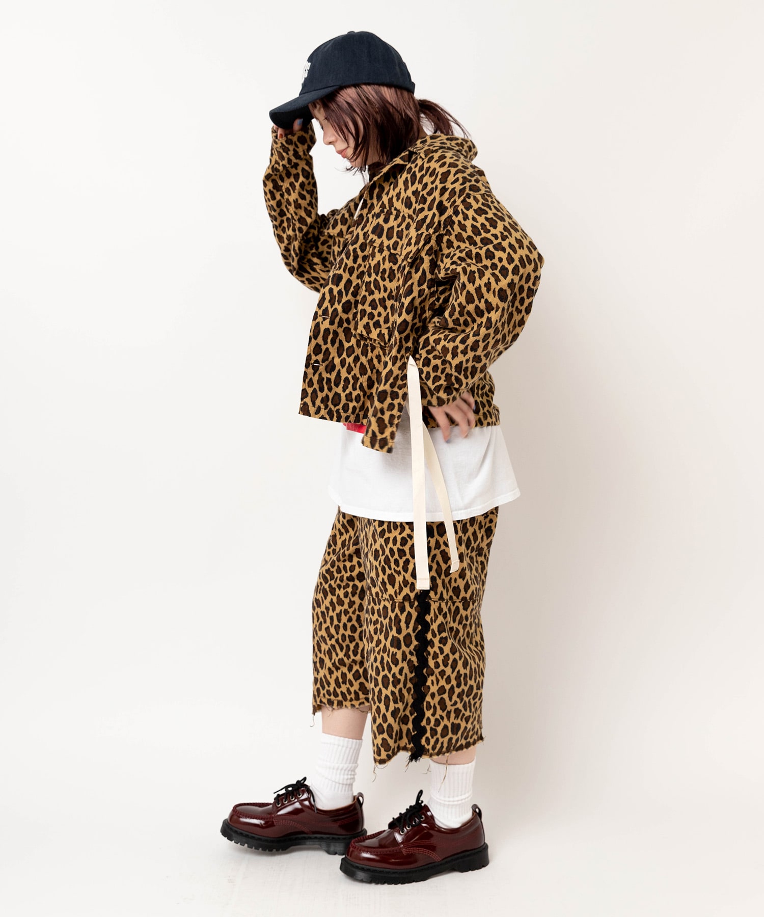 ヒョウ柄プリント