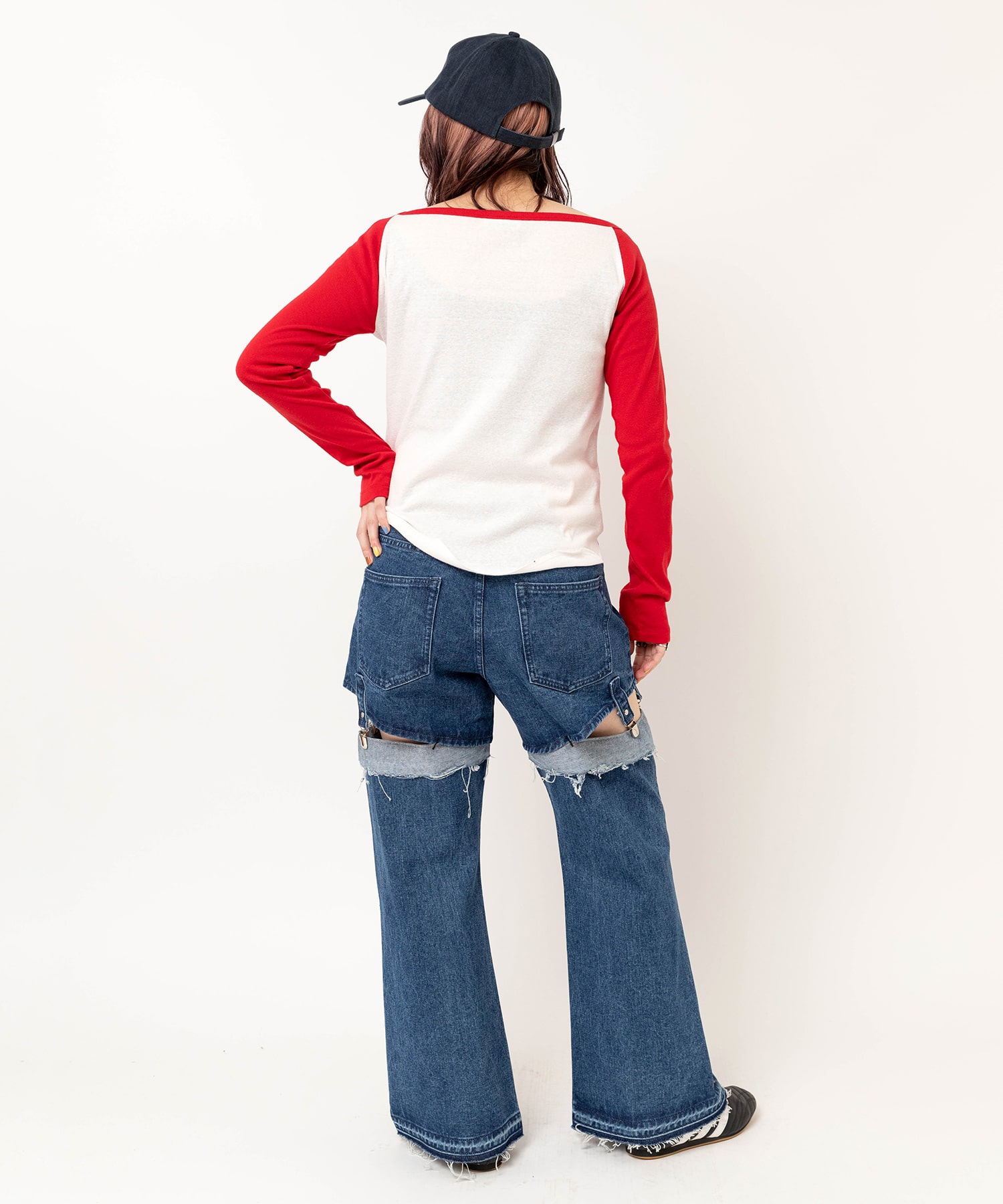 ホワイト/レッド