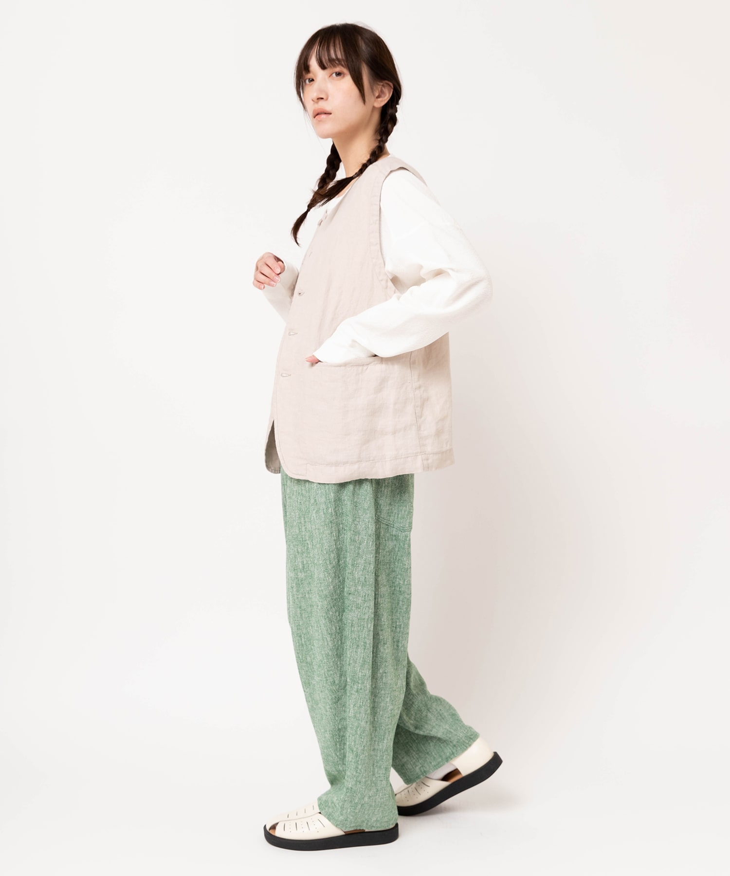 シャンブレーグリーン