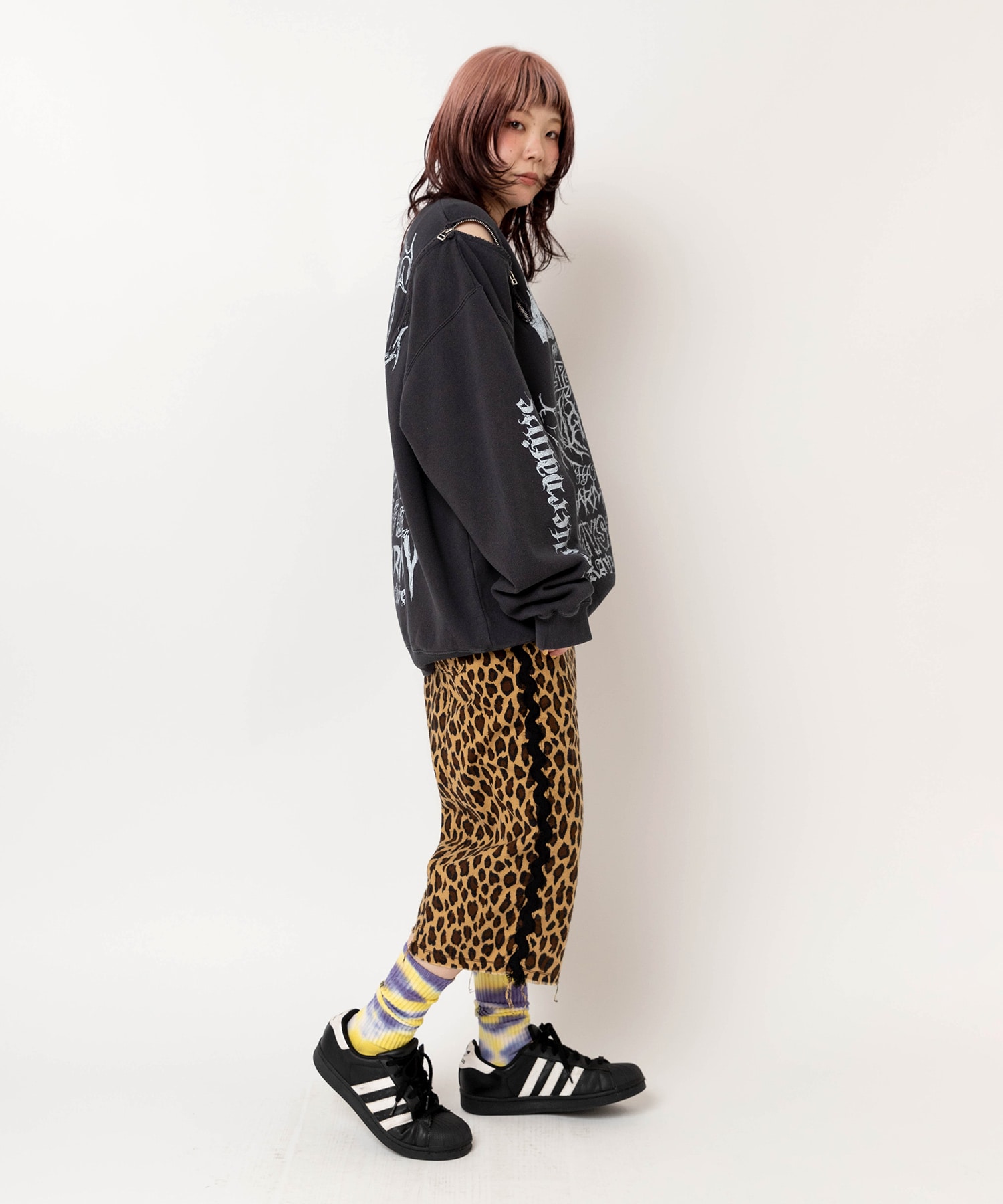 ヒョウ柄プリント