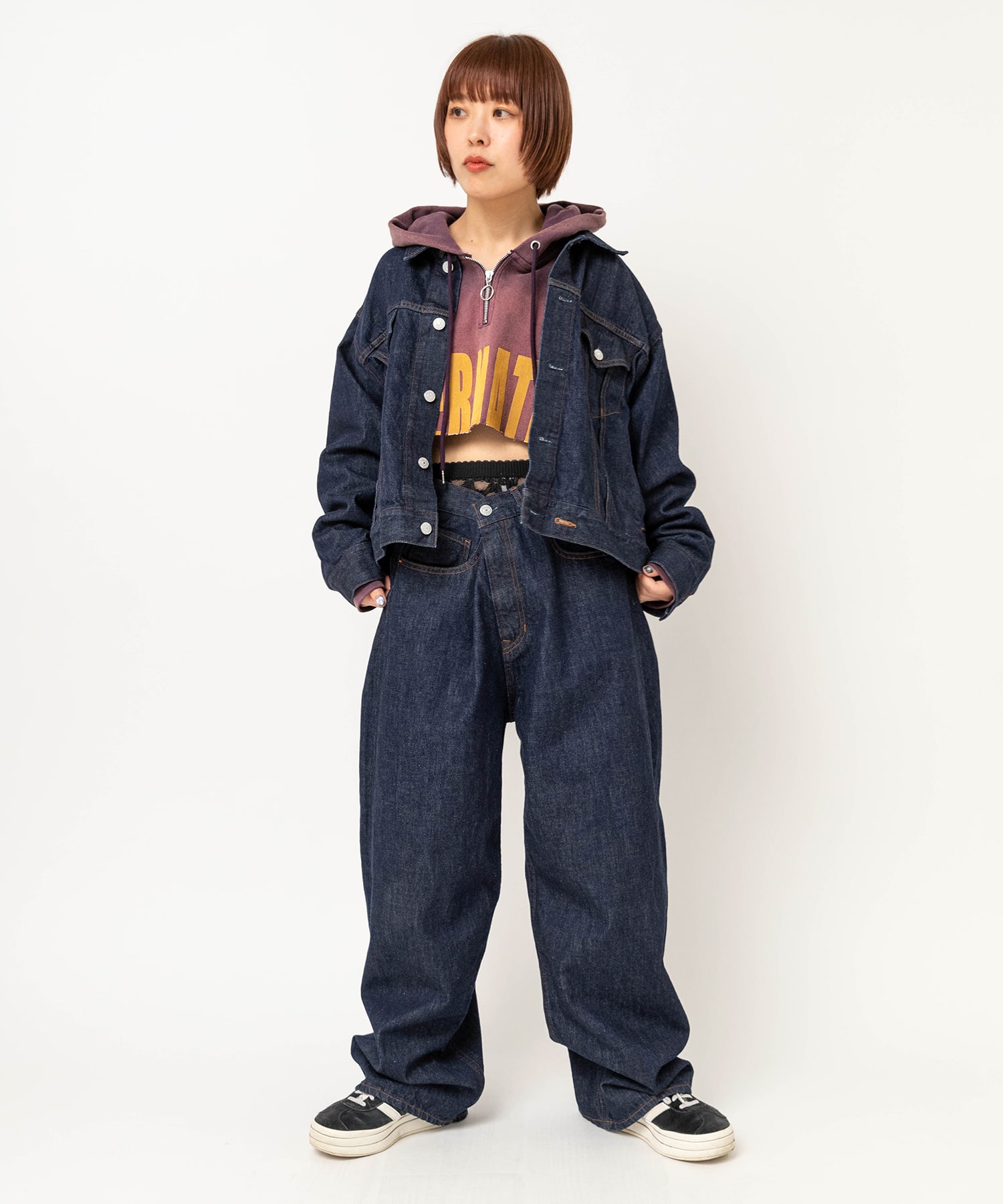 9月中旬納期】R4488 イージーBIGパンツ(M ONE WASH): パンツ - RNA
