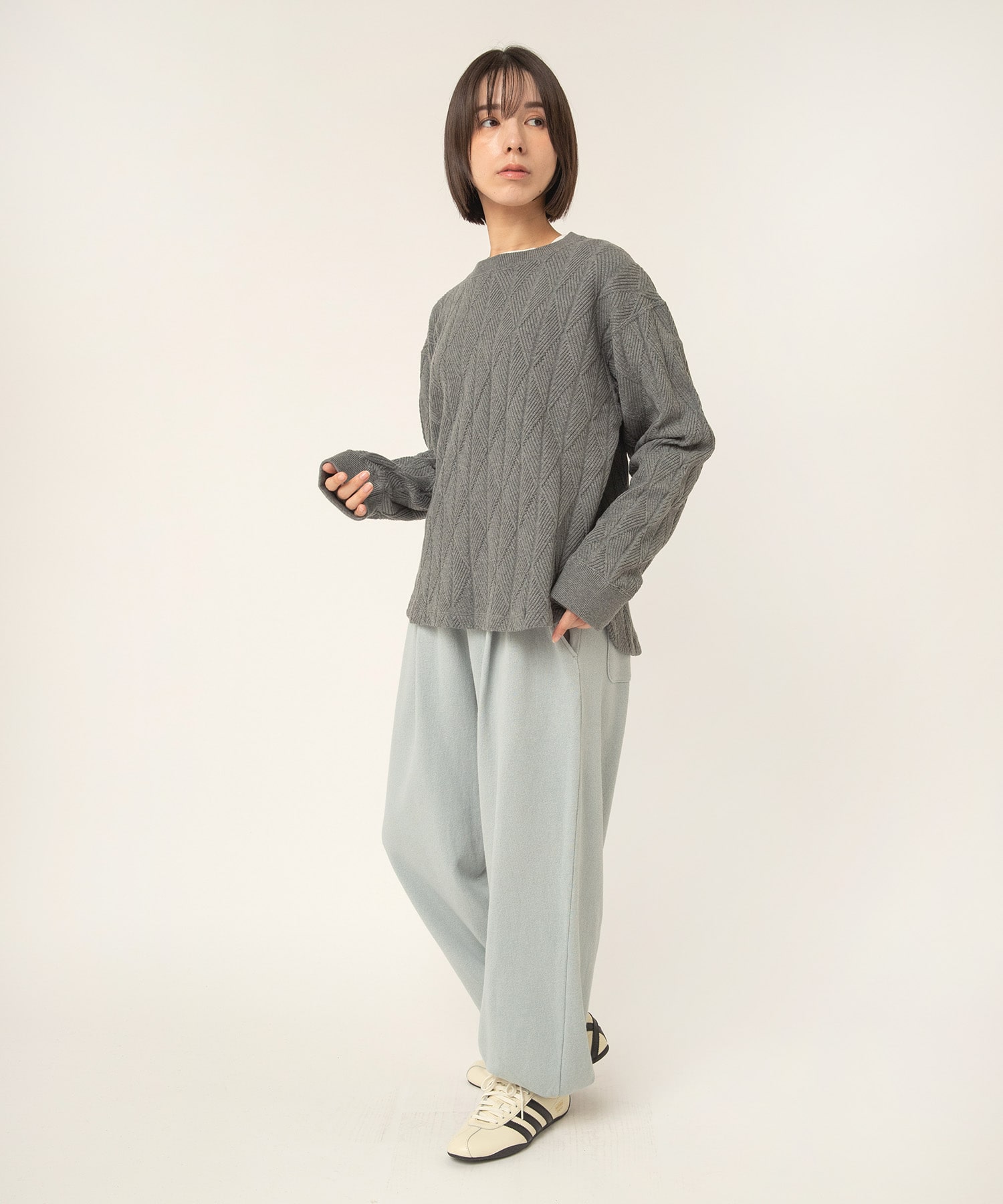 杢グレー