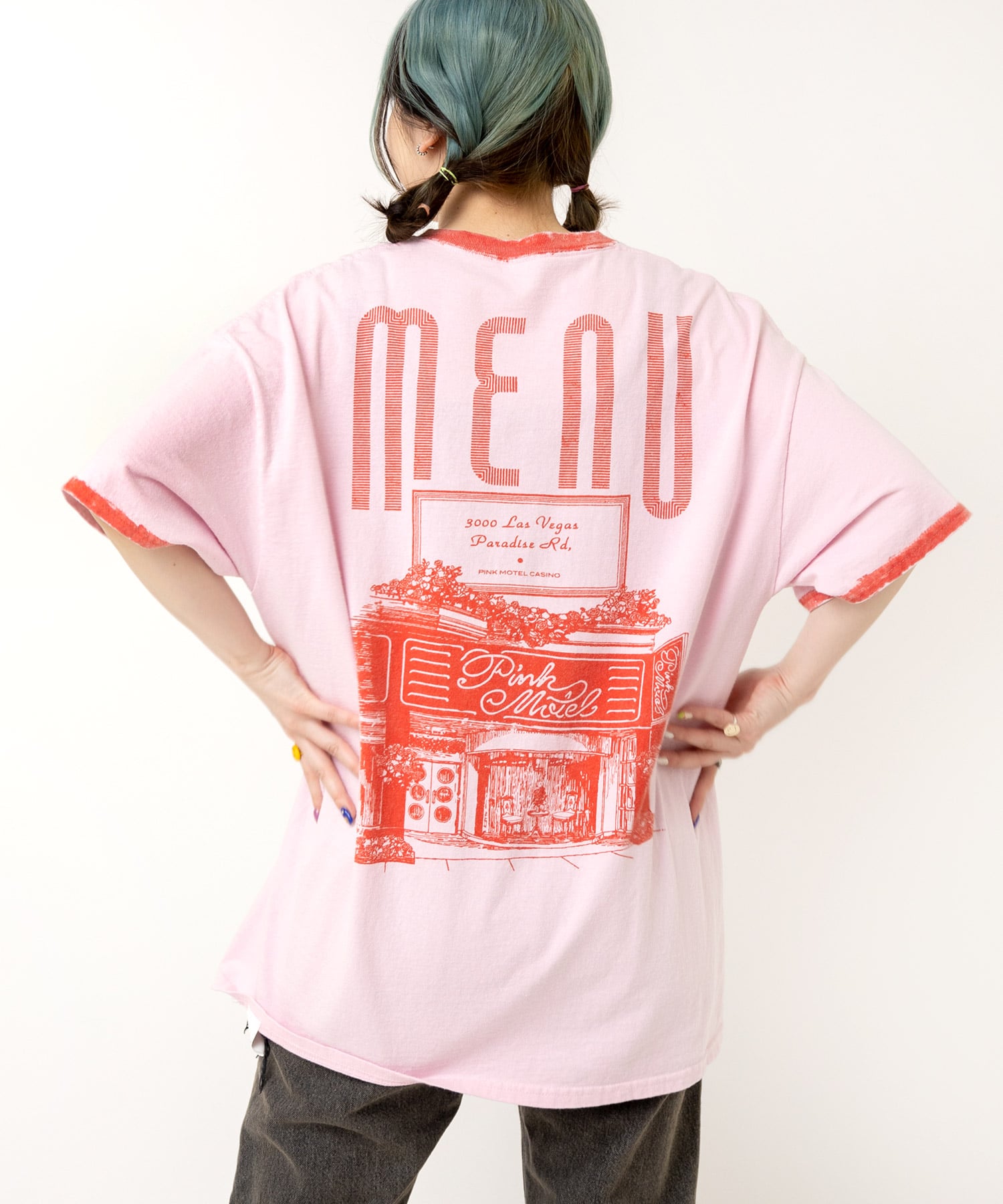 新品未使用タグ付き オリエンタル セットアップ ピンク Mサイズ 新品未