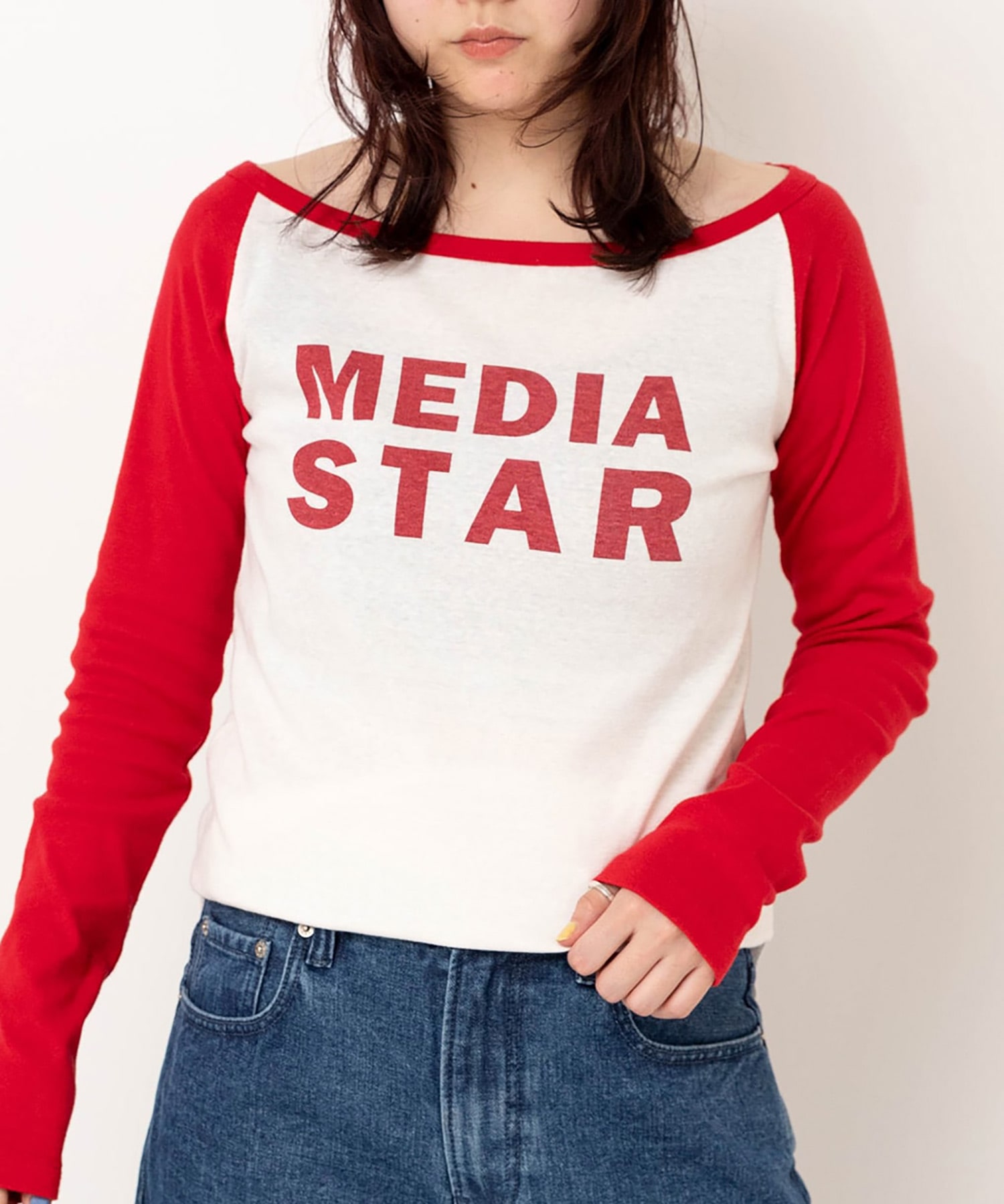 ホワイト/レッド