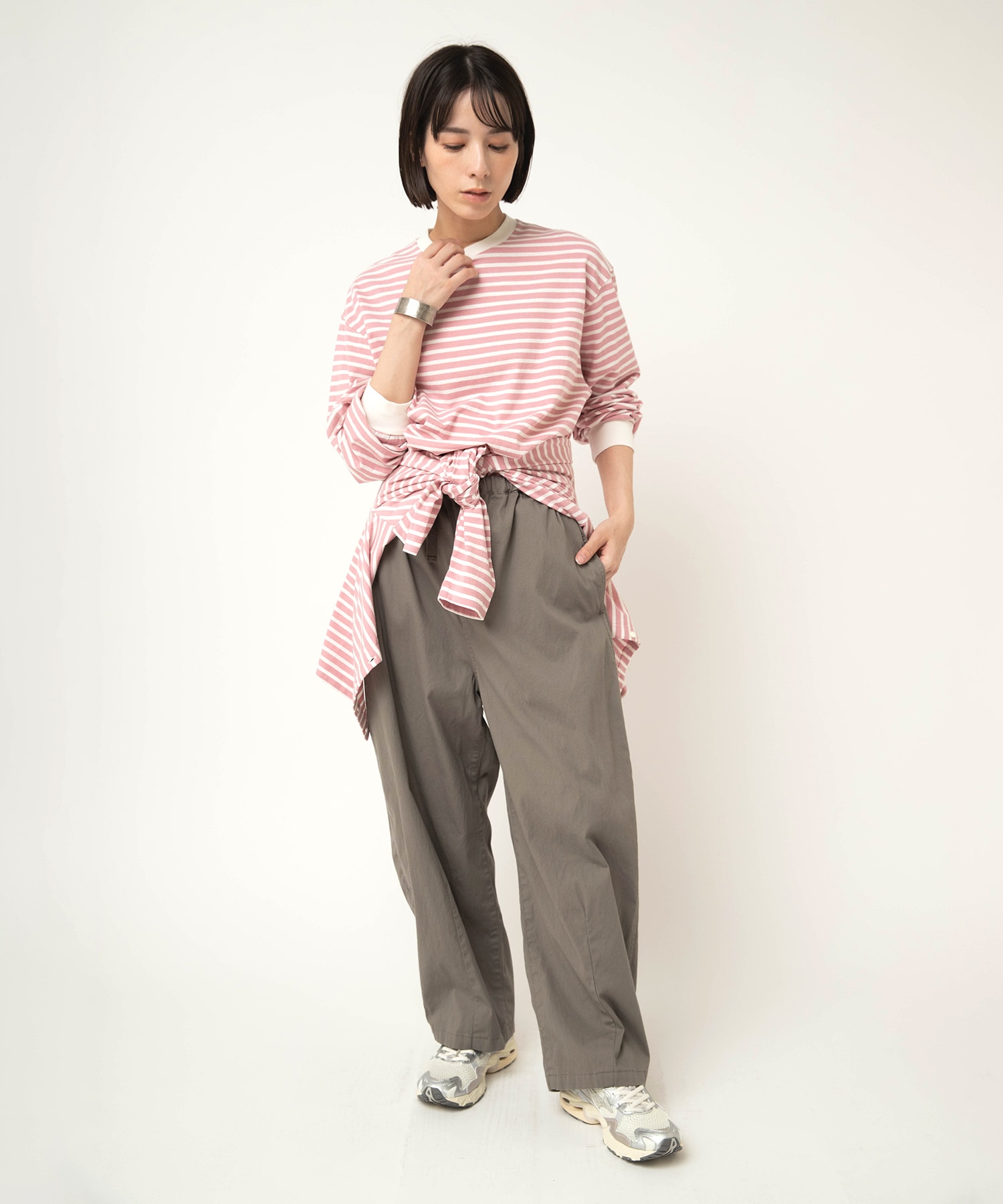 ピンク/オフシロ