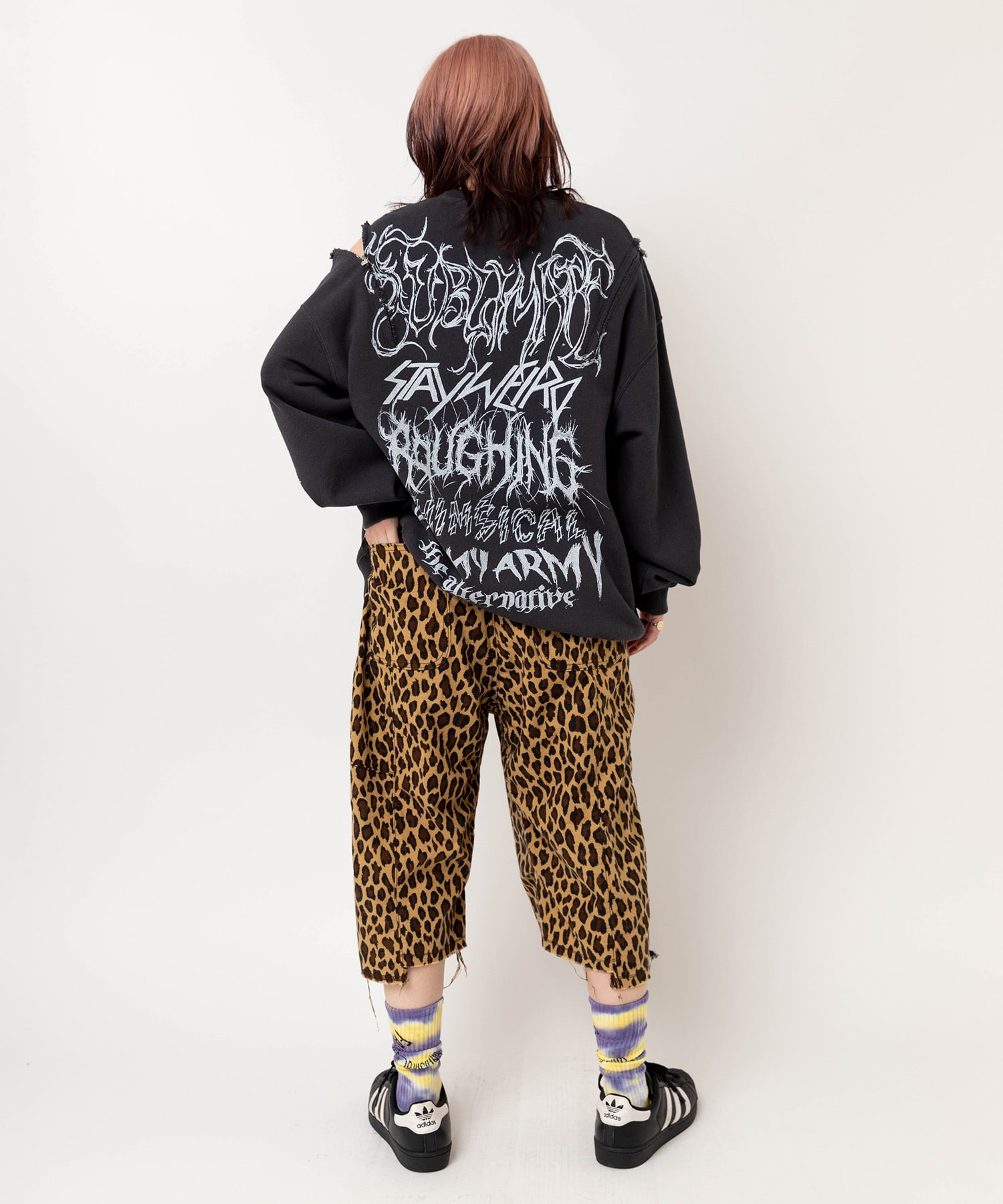 ヒョウ柄プリント